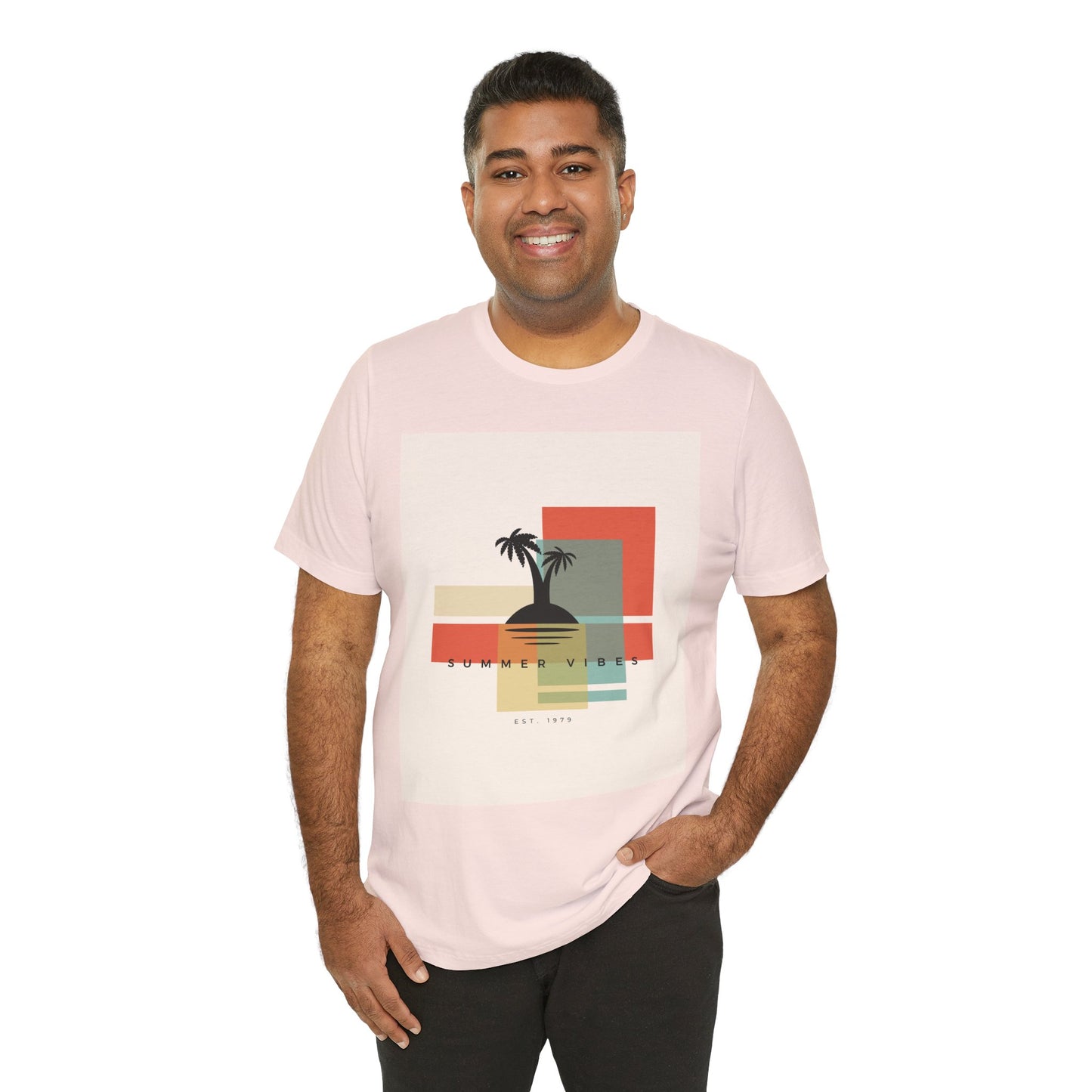 Tropical Sunset Tee, Summer Vibes Shirt, Vacation Outfit, Unisex Graphic Tee, Gift for Beach Lovers, Casual Wear