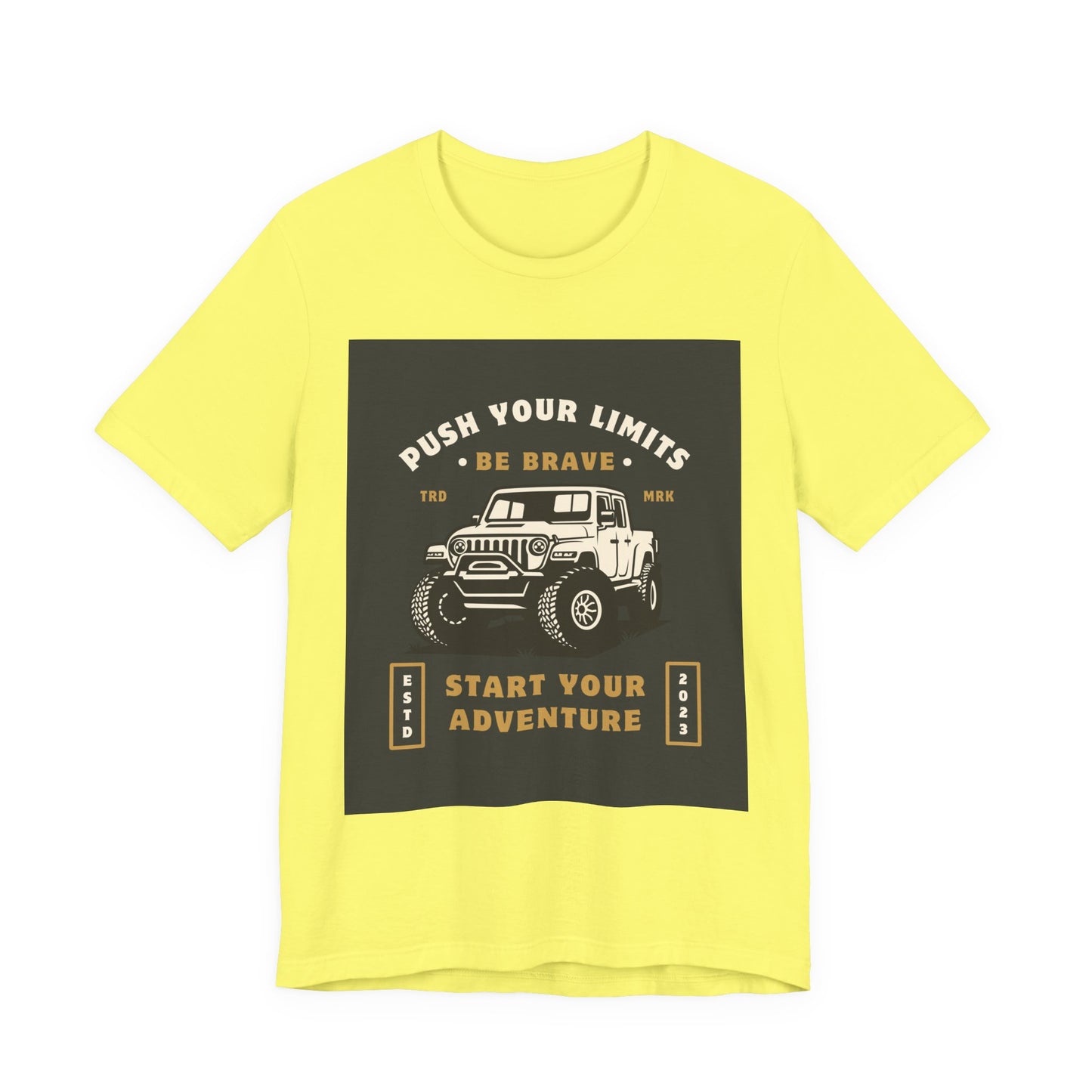 Push Your Limits Adventure-Inspiring Unisex Jersey Tee, Outdoor Shirt, Motivational T-Shirt, Gift for Adventurers, Hiking Apparel, Travel Tee