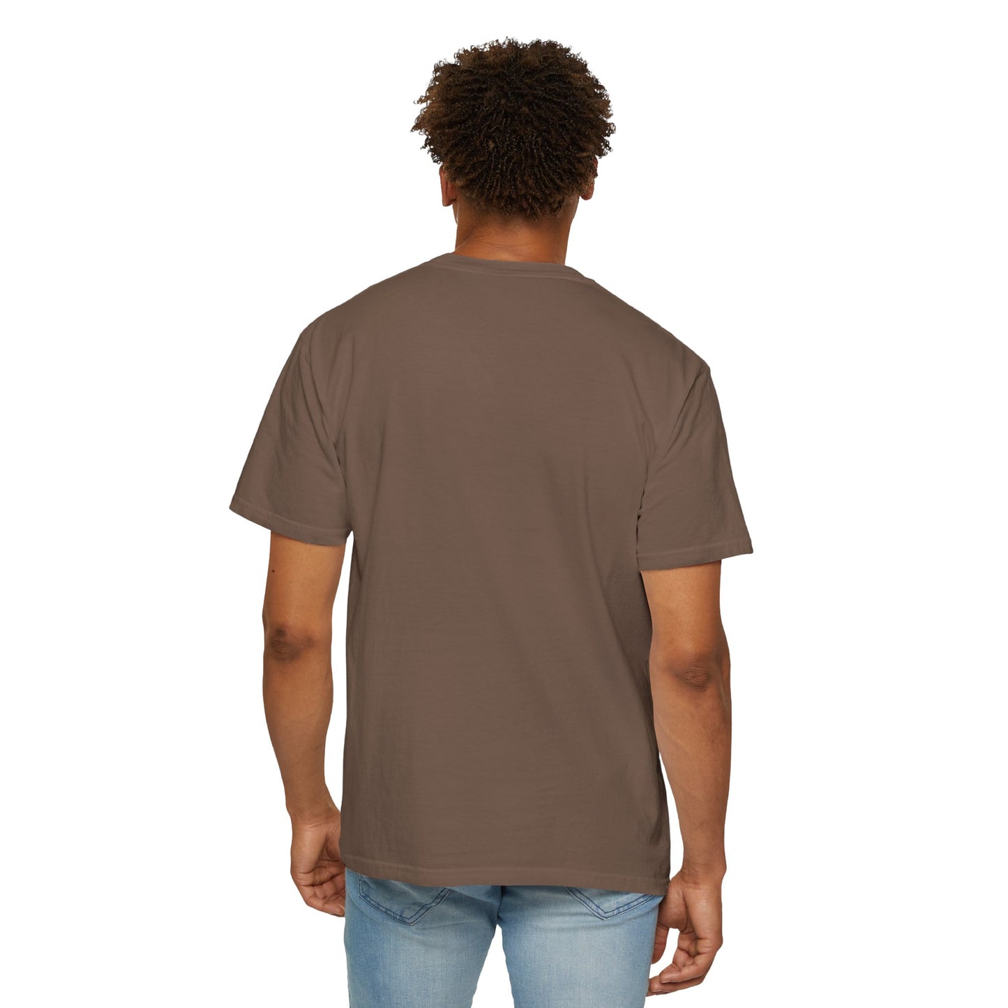 Unisex Dog Lover T-Shirt With Beautiful German Shepherd Puppy Resting On the Grass and Caption Selfless Beings