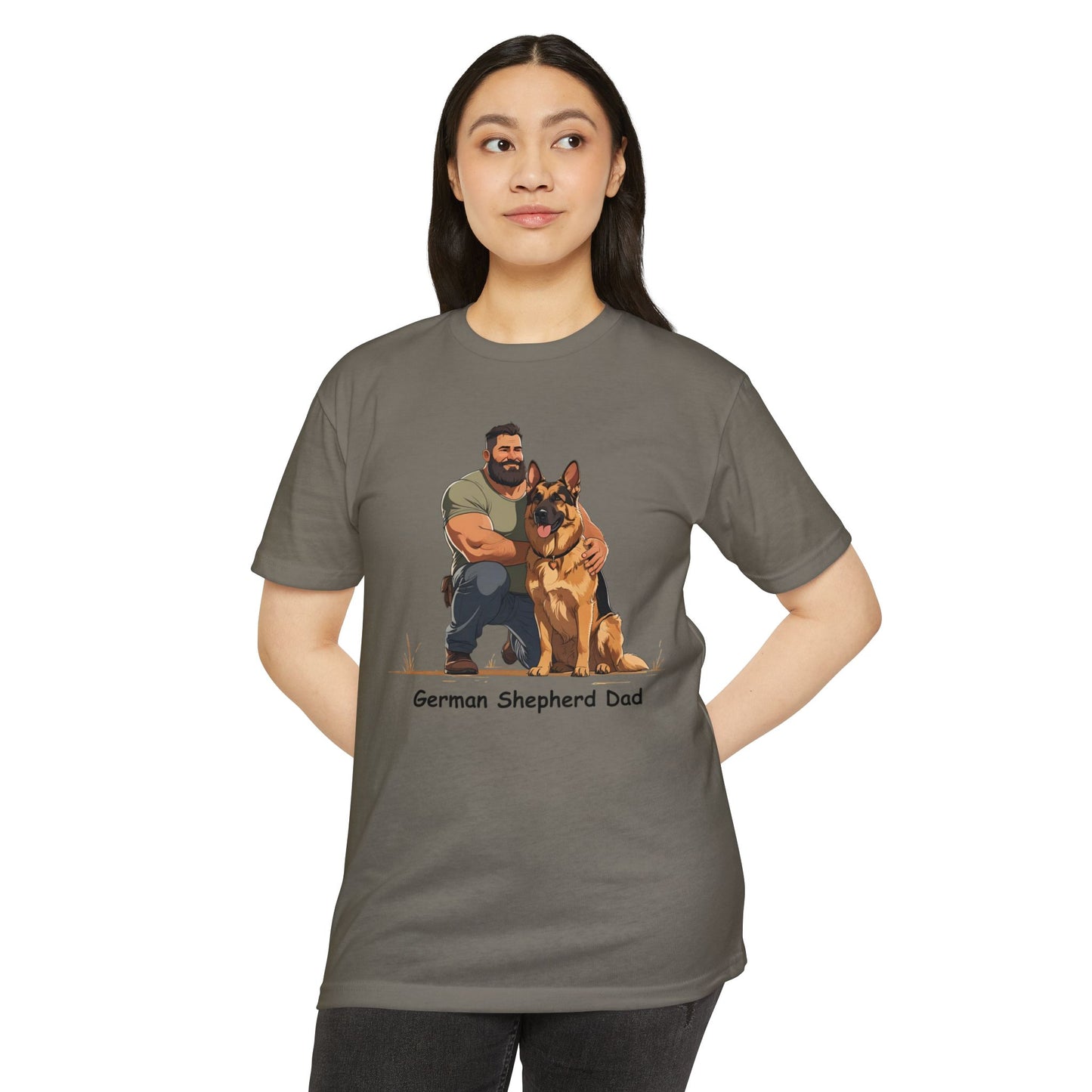 German Shepherd Dad Unisex T-Shirt, Dog Lover Shirt, Pet Owner Gift, Father's Day Tee, Animal Rescue Support