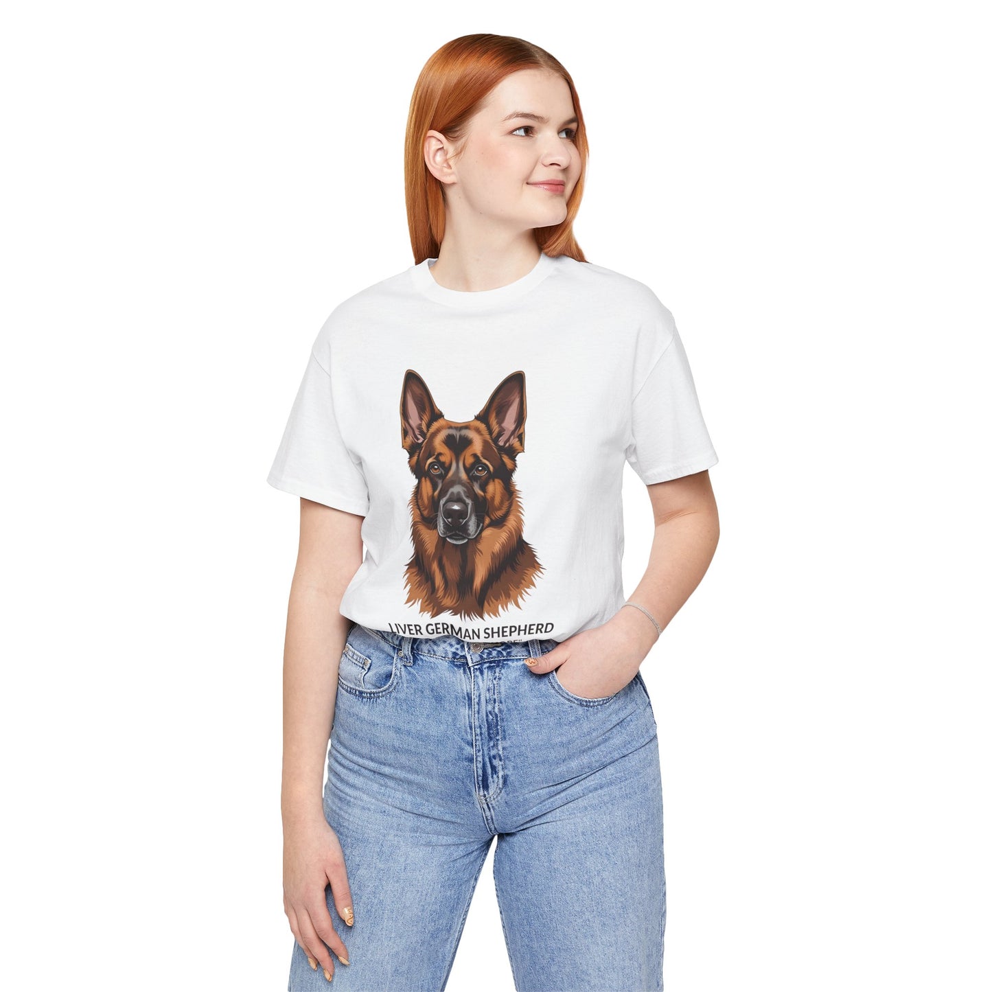 Liver German Shepherd Dog Lover Tee - To Rare To Ignore | Perfect Gift for Pet Owners, Animal Lover Merchandise, Casual Wear, Unique Dog Shirt