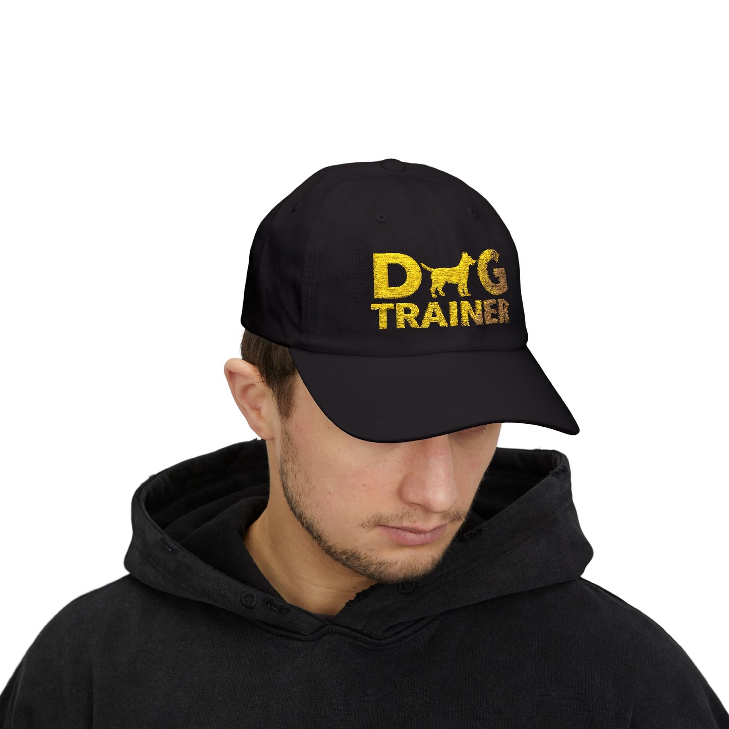 Dog Trainer Classic Dad Cap, Golden Embroidery Design, Pet Trainer Gift, Casual Wear