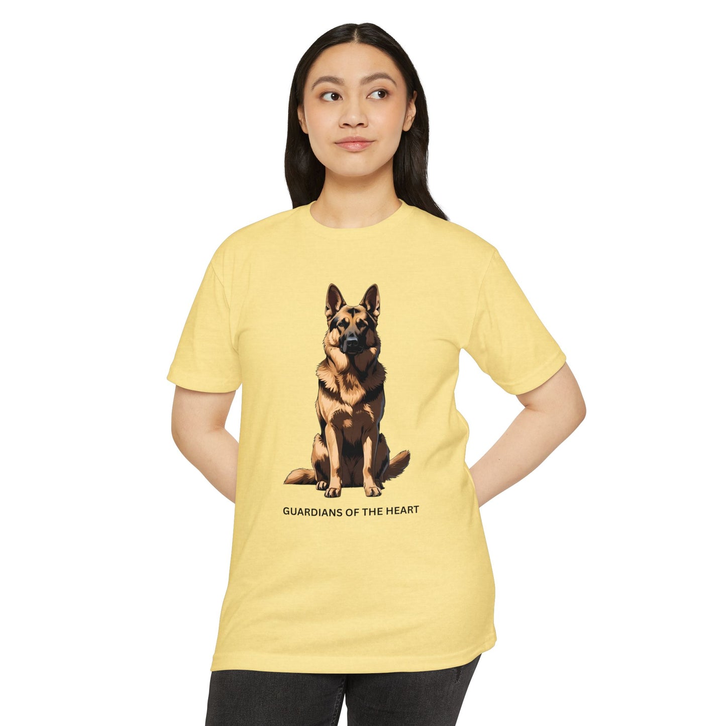 Guardians of the Heart German Shepherd T-Shirt, Unisex Dog Lover Tee, Gift for Pet Lovers, Casual Everyday Wear
