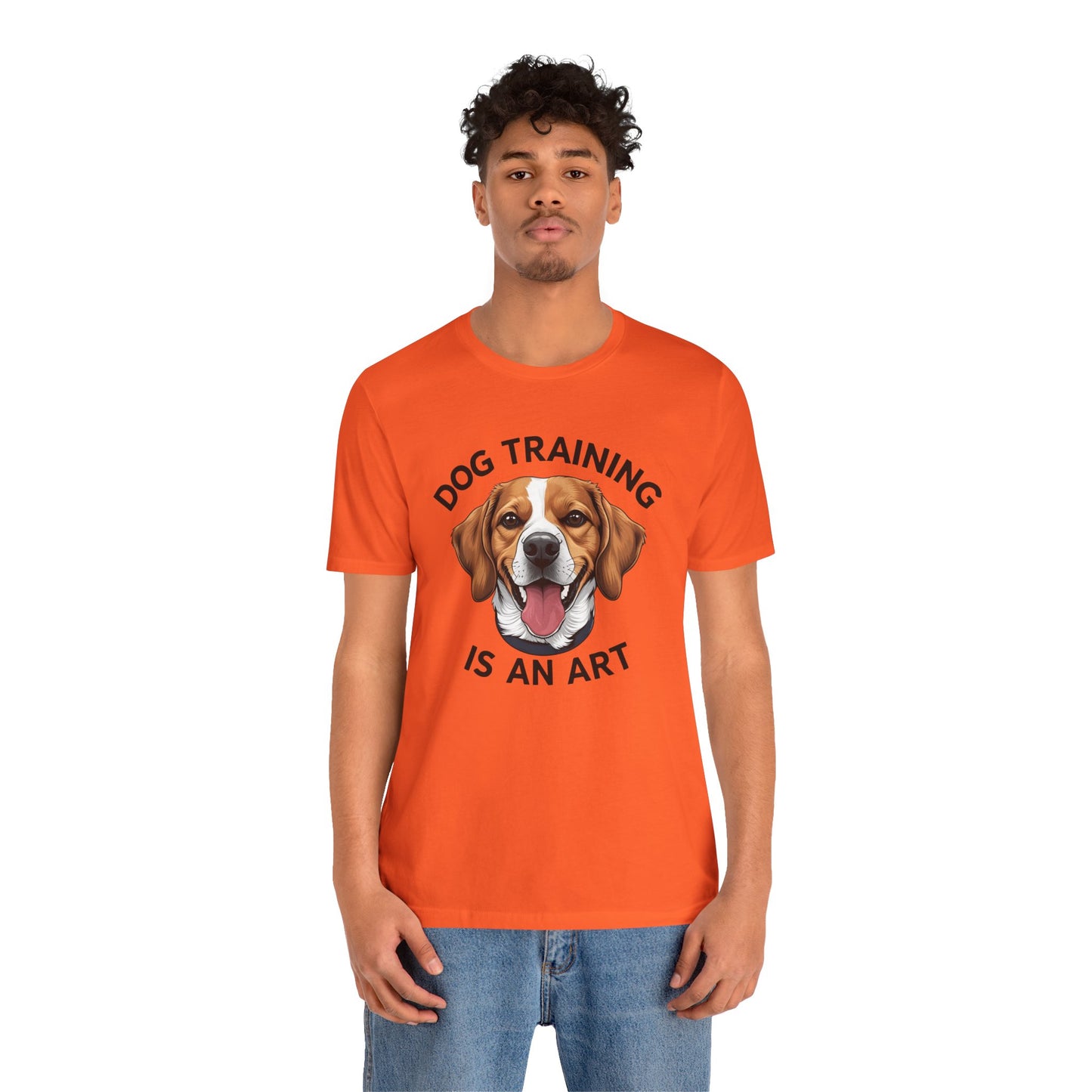 Dog Training is An Art Tee - Unisex Jersey Short Sleeve, Gift for Dog Lovers, Training T-Shirt, Dog Owner Apparel, Cute Canine Shirt
