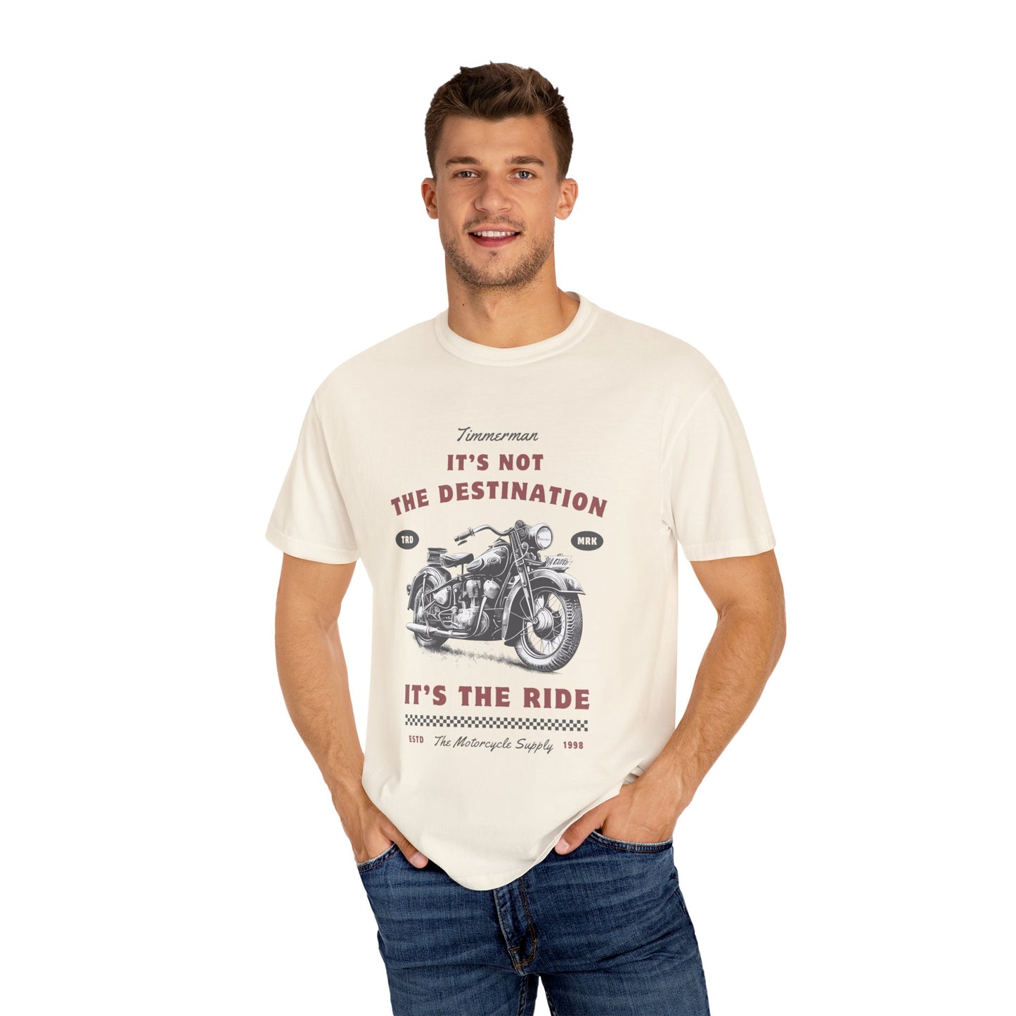 Vintage Motorcycle Ride T-Shirt - It's Not The Destination It's The Ride, Gift for Bikers, Adventure Clothing, Road Trip Outfit
