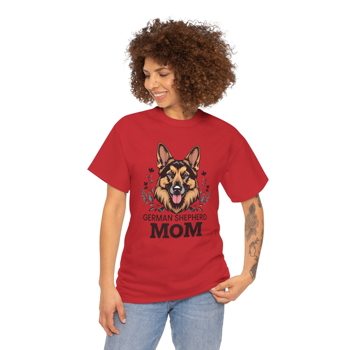 German Shepherd Mom Tee - Perfect Gift for Dog Lovers, Animal Lovers, Pet Parenthood, Birthday, Mother's Day
