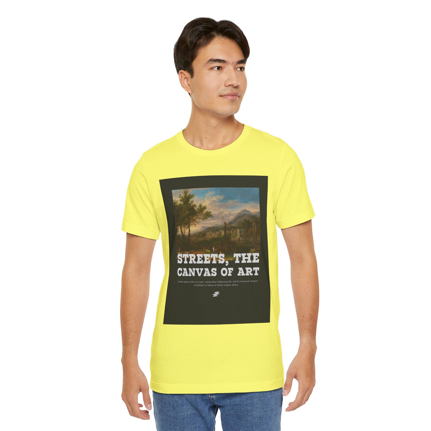 Artistic Graphic Tee - Streets, the Canvas of Art | Unisex Short Sleeve Shirt, Gift for Artists, Art Lovers, Casual Wear, Unique Gifts