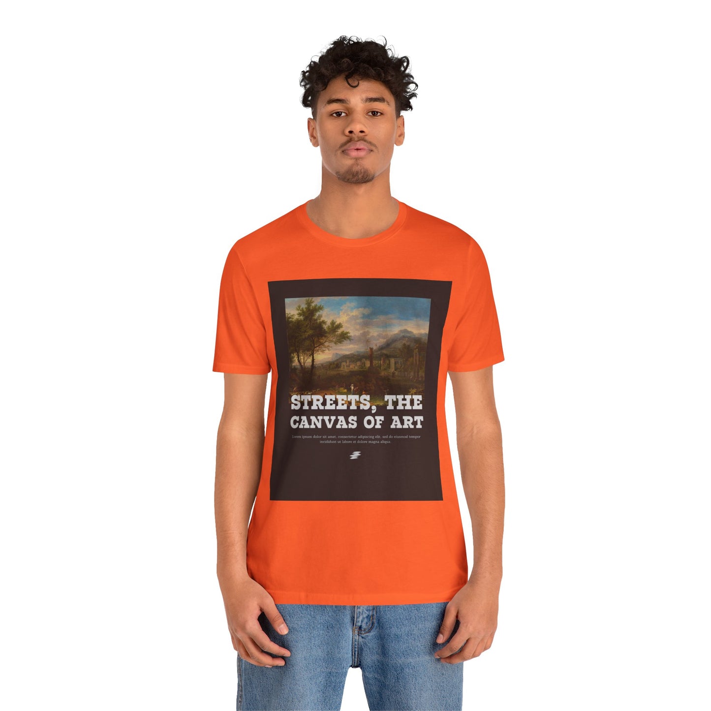 Artistic Graphic Tee - Streets, the Canvas of Art | Unisex Short Sleeve Shirt, Gift for Artists, Art Lovers, Casual Wear, Unique Gifts