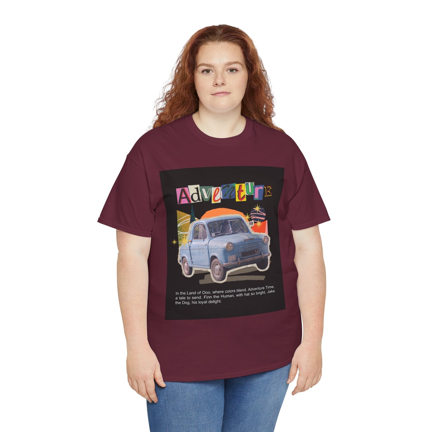 Adventure-Themed Unisex Cotton Tee, Retro Car Graphic Tee, Travel T-Shirt, Gift for Adventurers, Vintage Exploration Top
