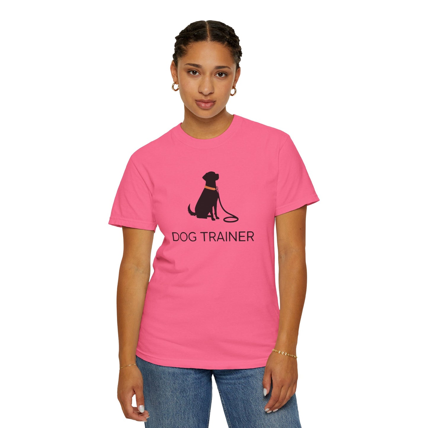 Dog Trainer T-Shirt, Black Dog, Pet Lover Gift, Animal Care Apparel, Gift for Dog Trainers
