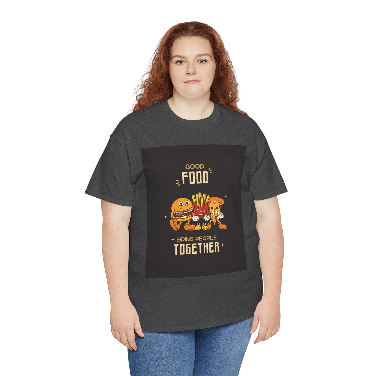 Good Food Unisex Tee | Fun Foodie Shirt, Gift for Food Lovers, Casual Wear, Kitchen Humor, BBQ Party