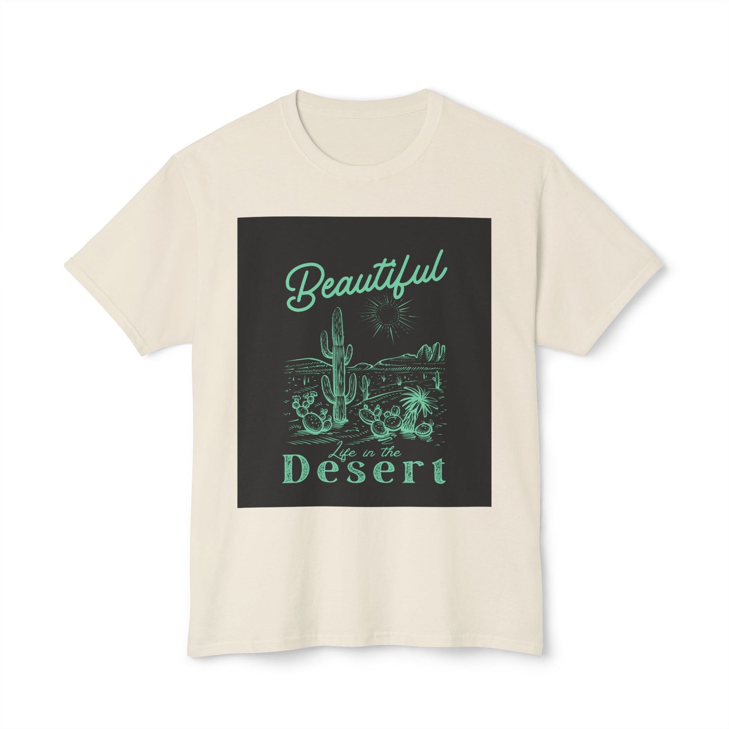 Beautiful Desert Unisex T-Shirt, Nature Lover Tee, Summer Vacation Apparel, Gift for Him/Her, Retro Graphic Shirt