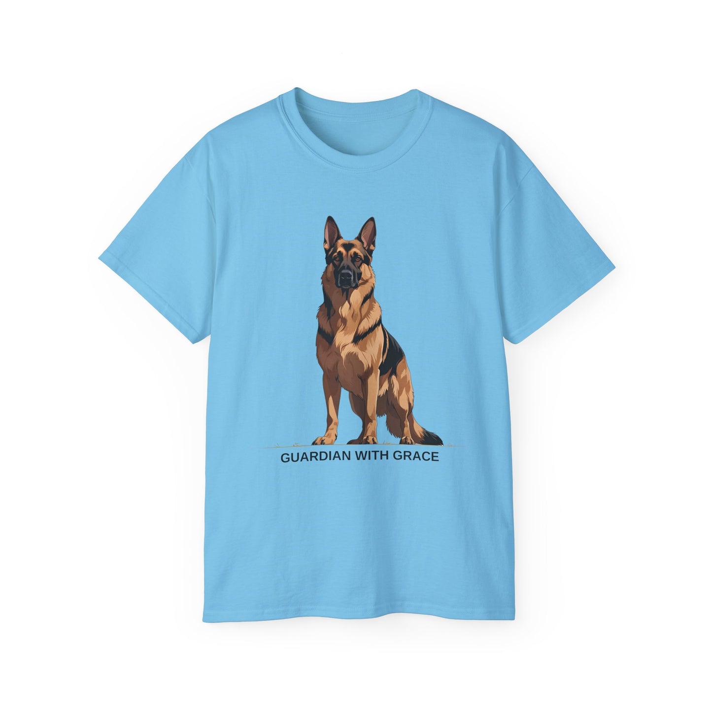 German Shepherd Guardian Tee - Unisex Ultra Cotton Shirt, Dog Lover Gift, Animal Spirit Apparel, Pet Memorial, Birthday Tee, Casual Wear