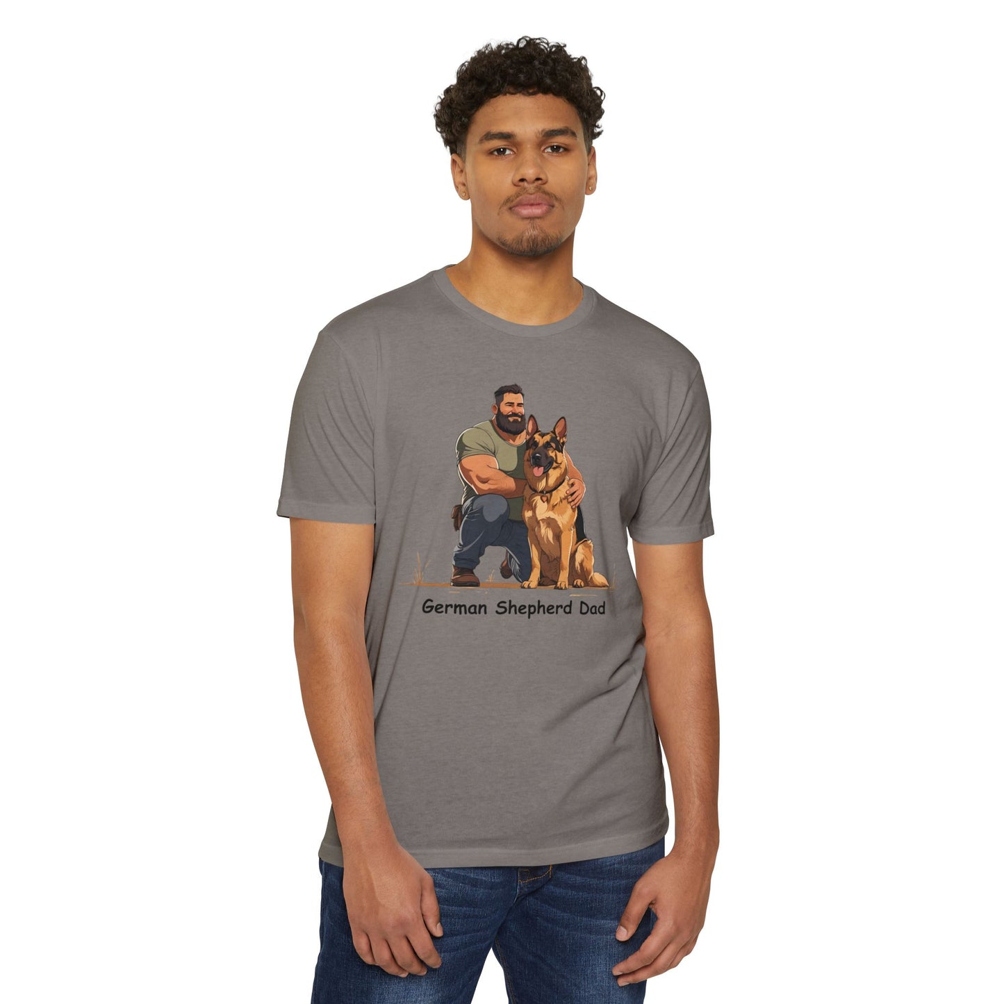 German Shepherd Dad Unisex T-Shirt, Dog Lover Shirt, Pet Owner Gift, Father's Day Tee, Animal Rescue Support