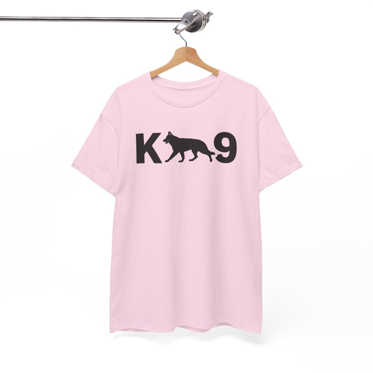 Black German Shepherd K9 Unisex Heavy Cotton Tee - Perfect for Dog Lovers, Pet Owners