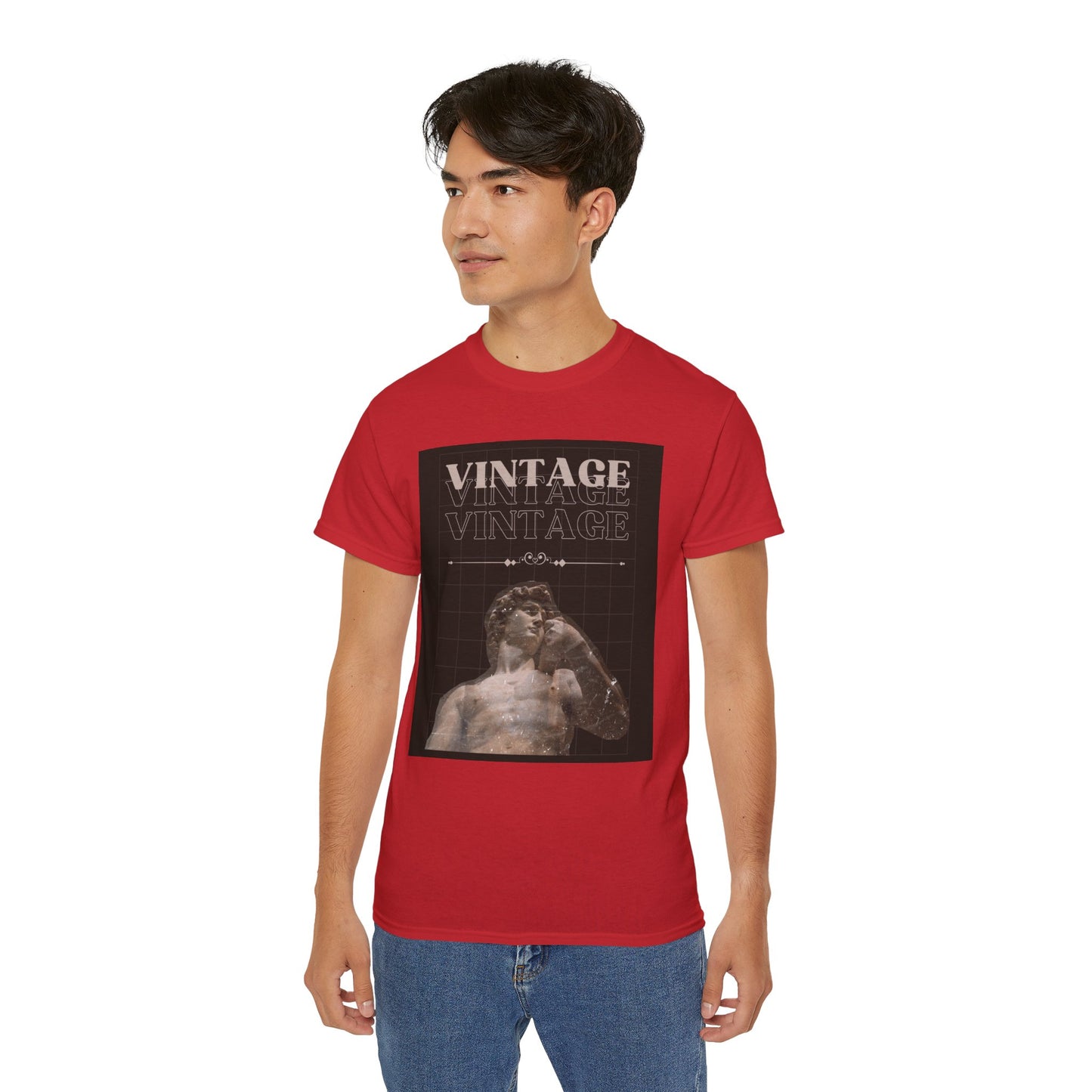 Vintage Ancient Roman Sculpture Art Unisex Tee, Retro Graphic T-Shirt, Casual Wear, Gift for Art Lovers, Unique Vintage Style Tee