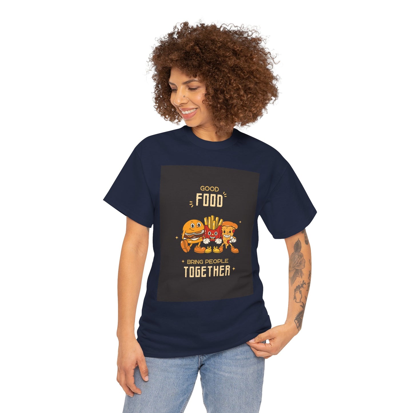Good Food Unisex Tee | Fun Foodie Shirt, Gift for Food Lovers, Casual Wear, Kitchen Humor, BBQ Party