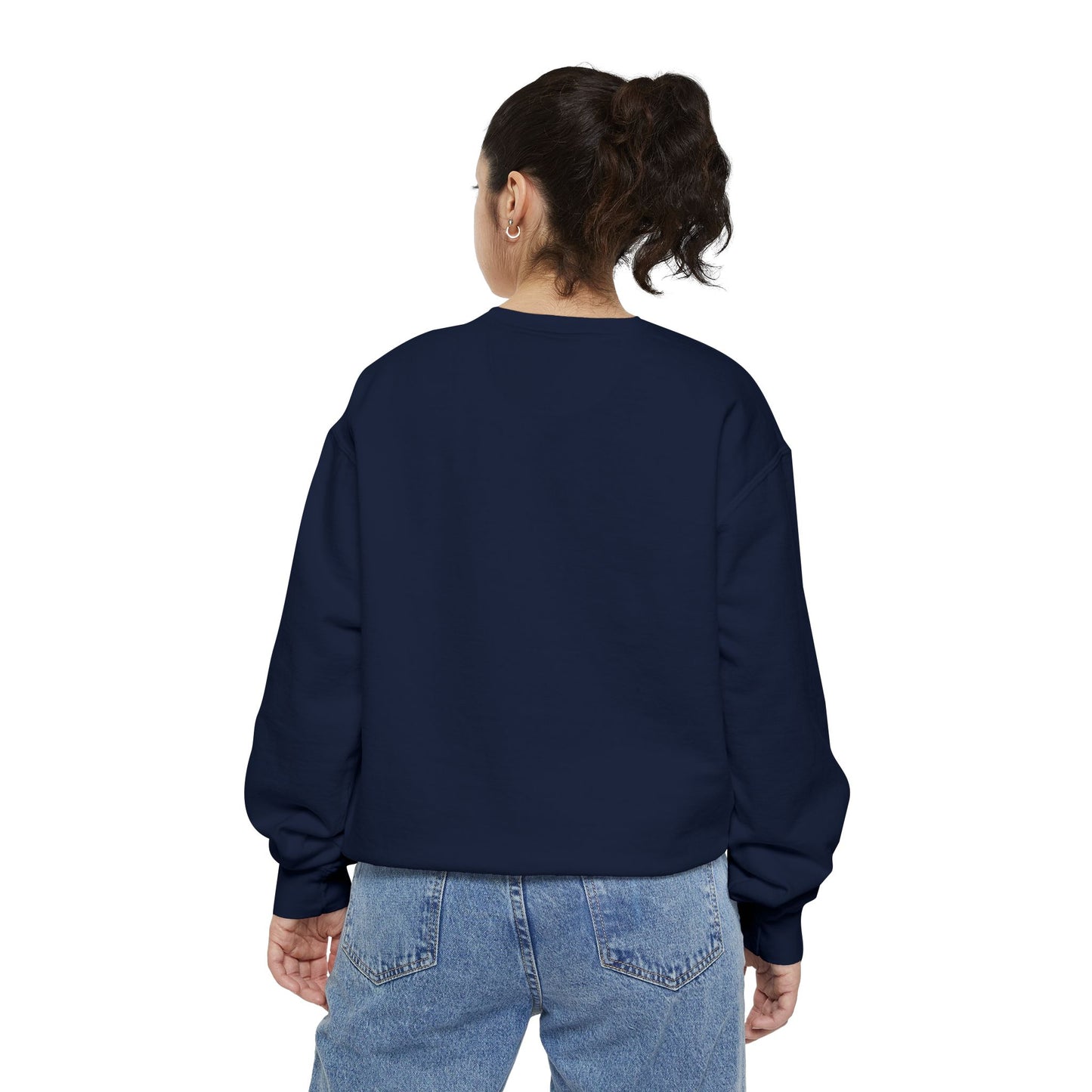 Unisex Dog Lover Sweatshirt With a Cartoon of Astonished German Shepherd Turning His Head