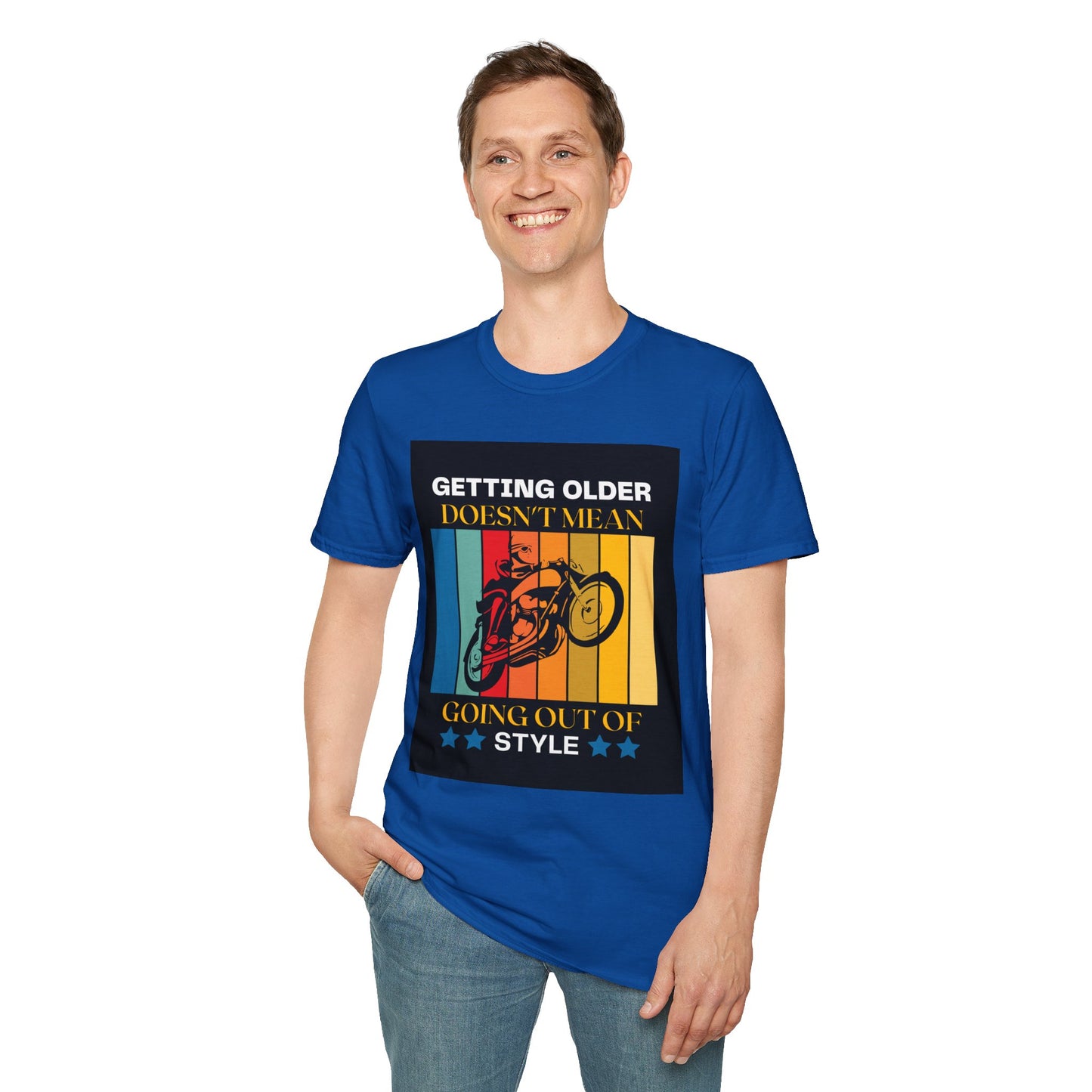 Vintage Motorcycle T-Shirt - Fun Gift for Bikers, Birthday, Unisex Apparel, Casual Wear, Fashion Statement