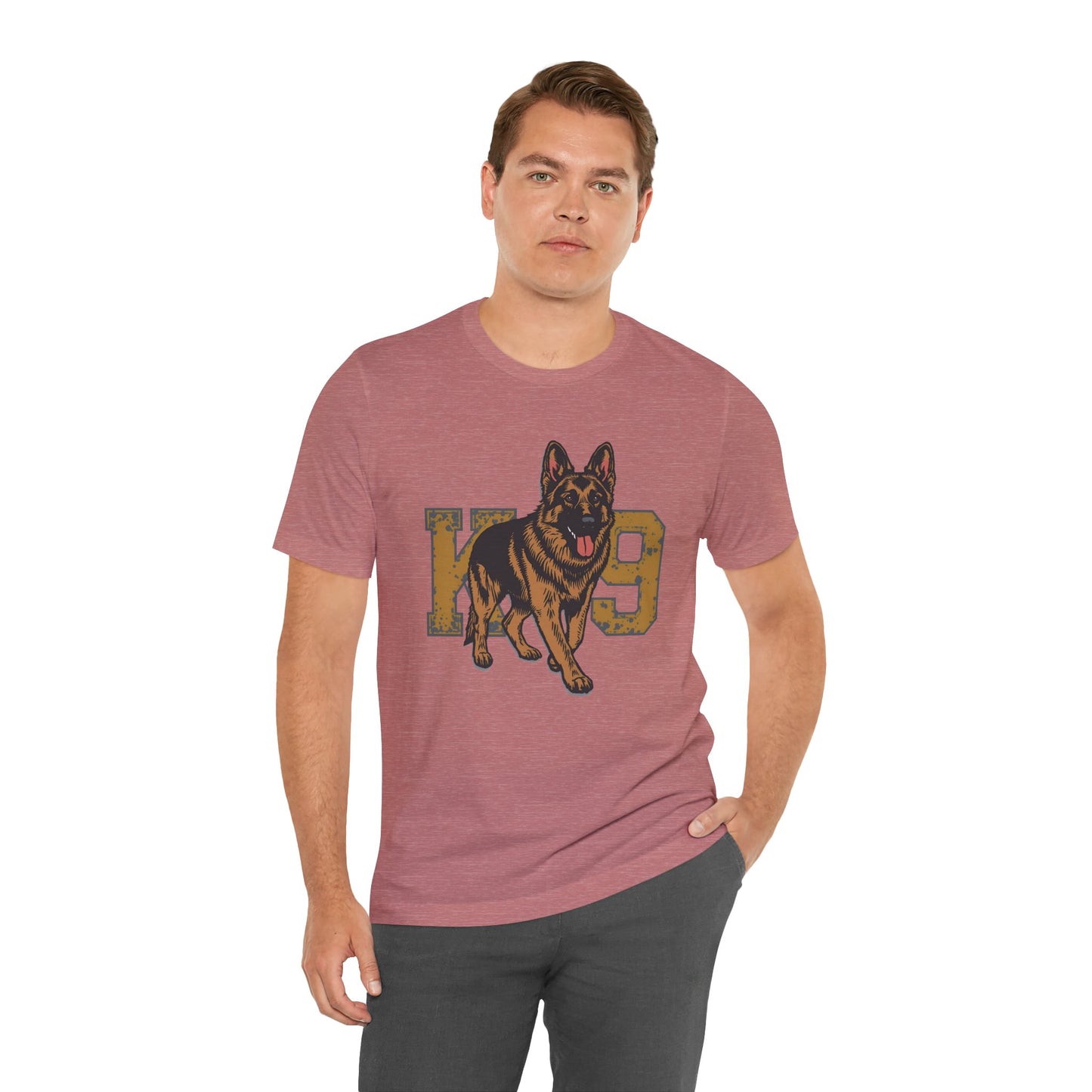 K9 Dog Lover German Shepherd Tee, Pet Owner Gift, Unisex Jersey Shirt