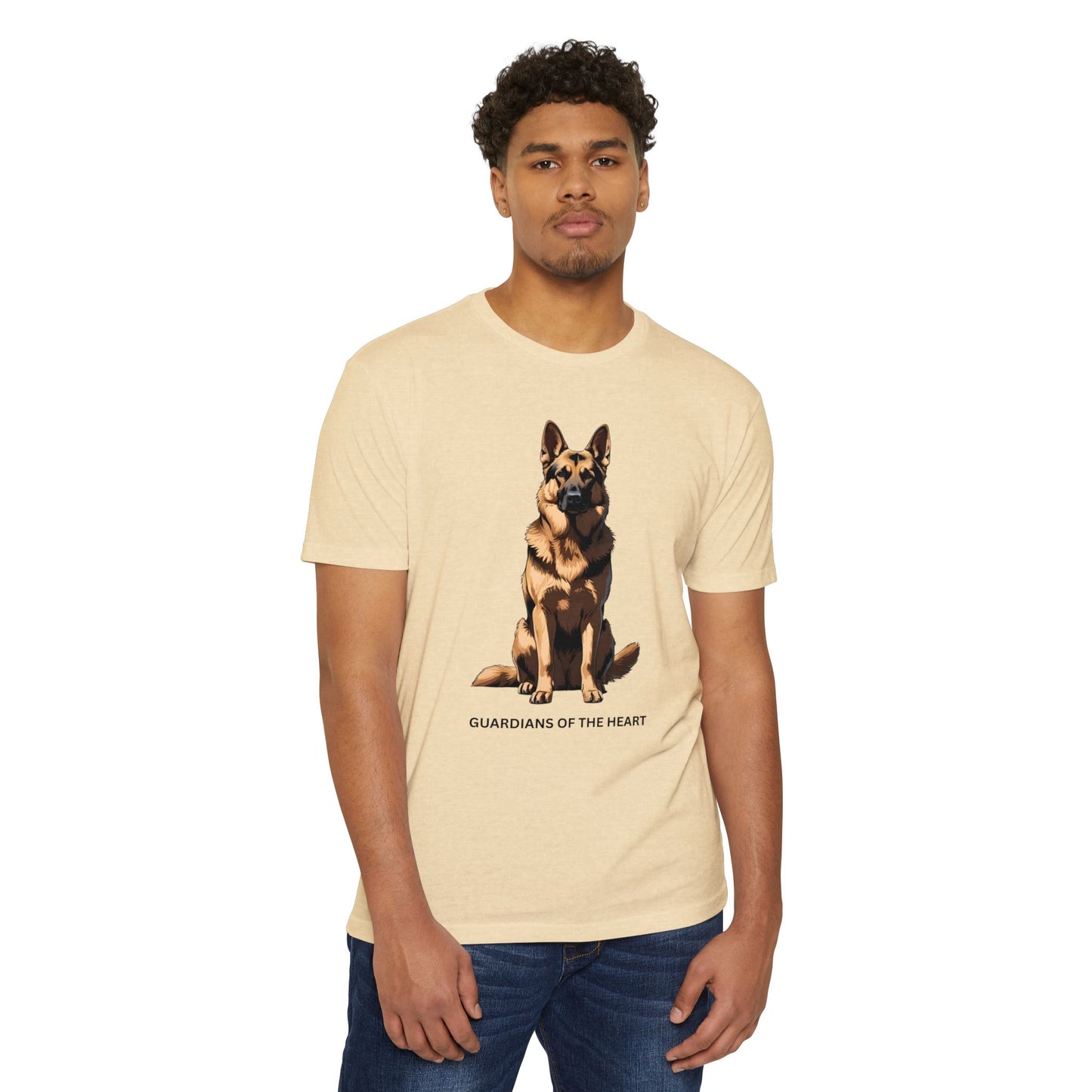 Guardians of the Heart German Shepherd T-Shirt, Unisex Dog Lover Tee, Gift for Pet Lovers, Casual Everyday Wear