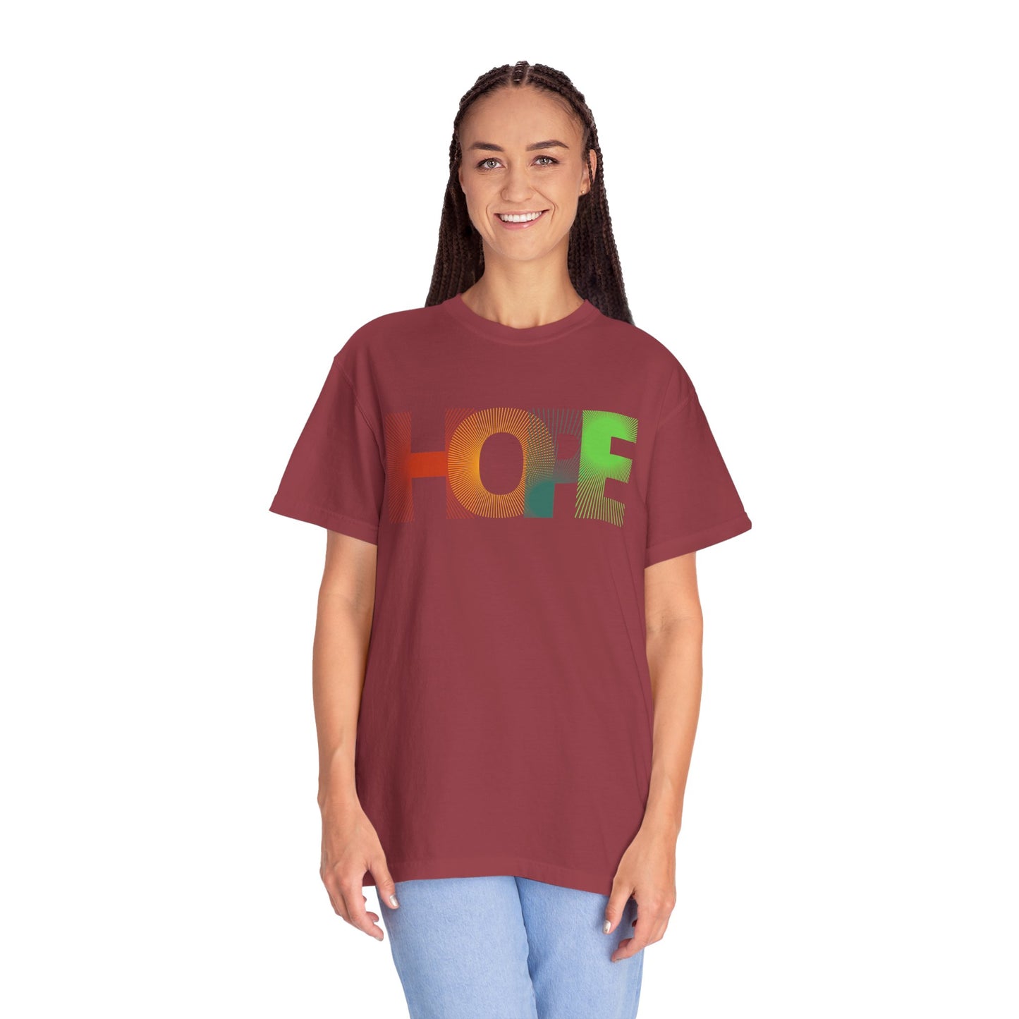 Hope Graphic Unisex T-Shirt - Colorful Inspirational Tee, Gift for Hope Enthusiasts, Casual Wear, Positive Vibes, Eco-Friendly Apparel