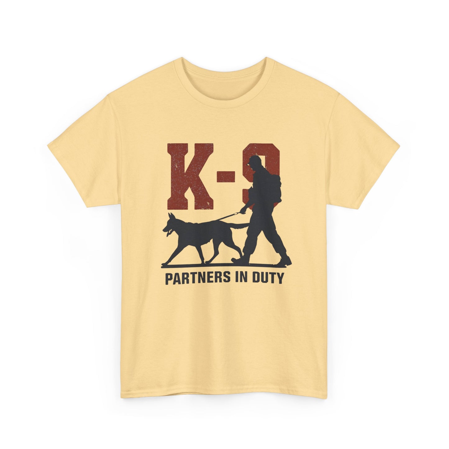 K-9 Partners in Duty Tee, Dog Handler T-Shirt, Dog Lover Tee, Police Dog Apparel, Dog Owner T-Shirt