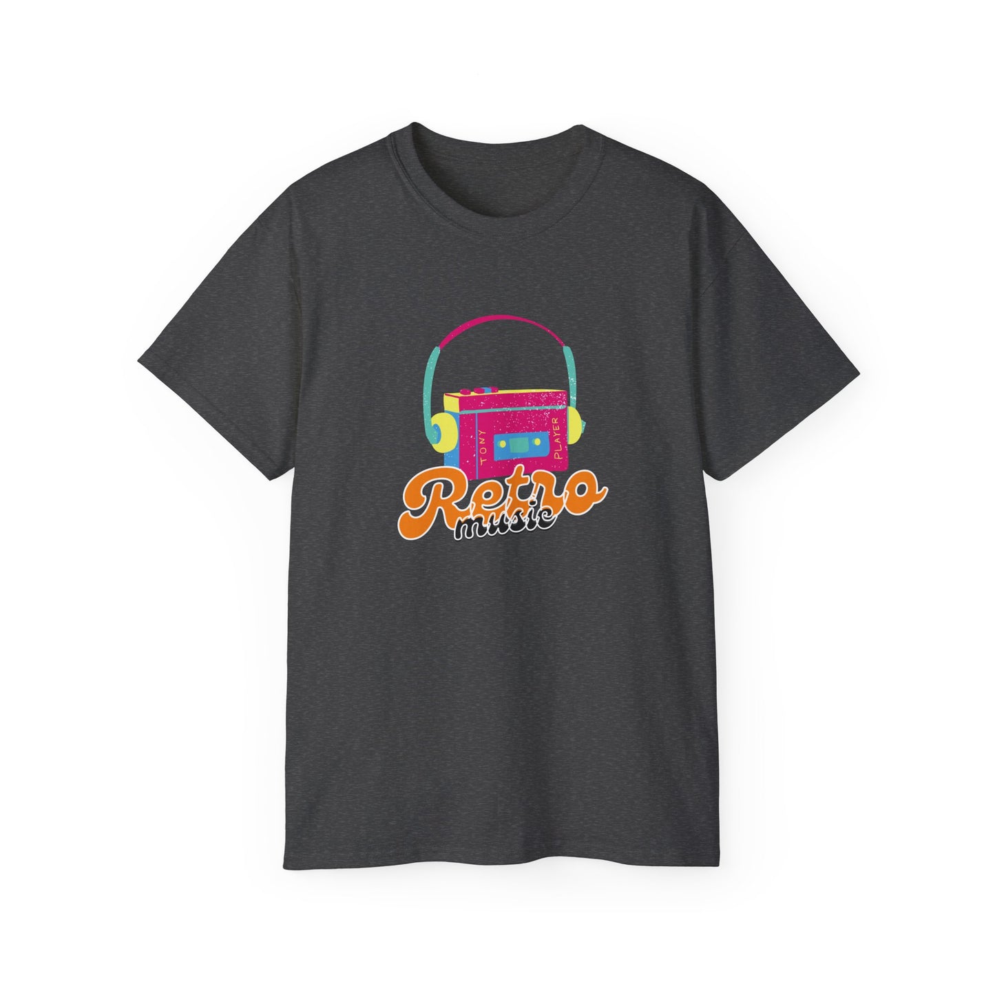 Retro Music Unisex Tee, Vintage Style Shirt, 80s Music Lover Gift, Casual Wear, Festival Outfit, Music Party T-Shirt