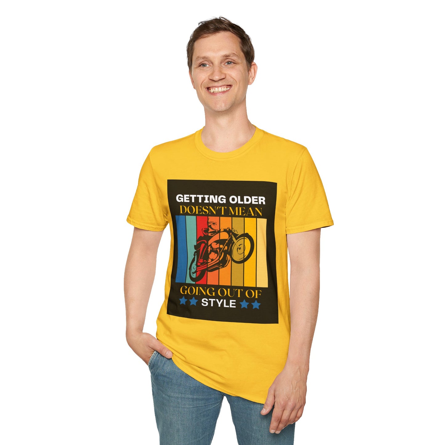 Vintage Motorcycle T-Shirt - Fun Gift for Bikers, Birthday, Unisex Apparel, Casual Wear, Fashion Statement