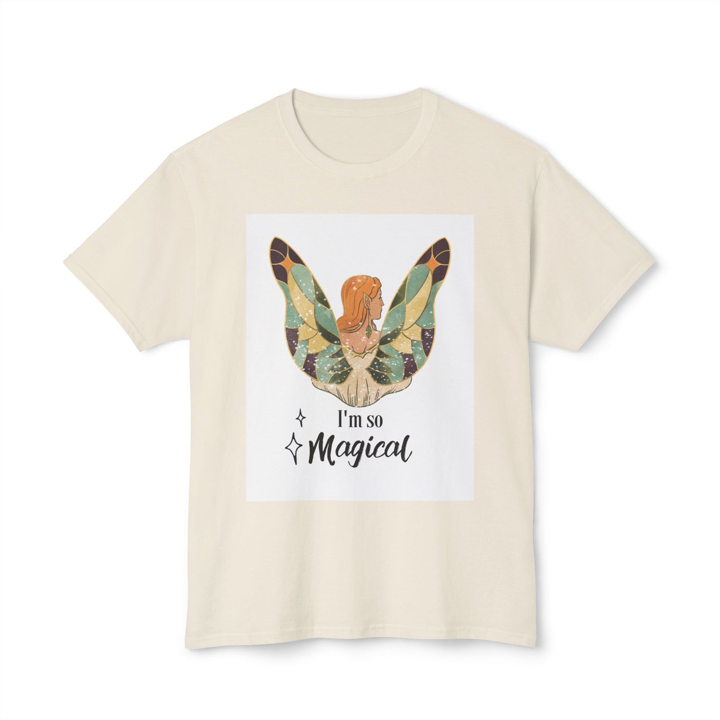Woman Butterfly - I Am So Magical Unisex T-Shirt, Gift for Her, Cute Graphic Tee, Summer Fashion, Quote Shirt, Positive Vibes
