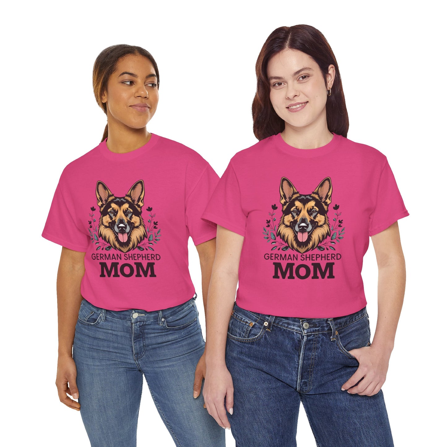 German Shepherd Mom Tee - Perfect Gift for Dog Lovers, Animal Lovers, Pet Parenthood, Birthday, Mother's Day