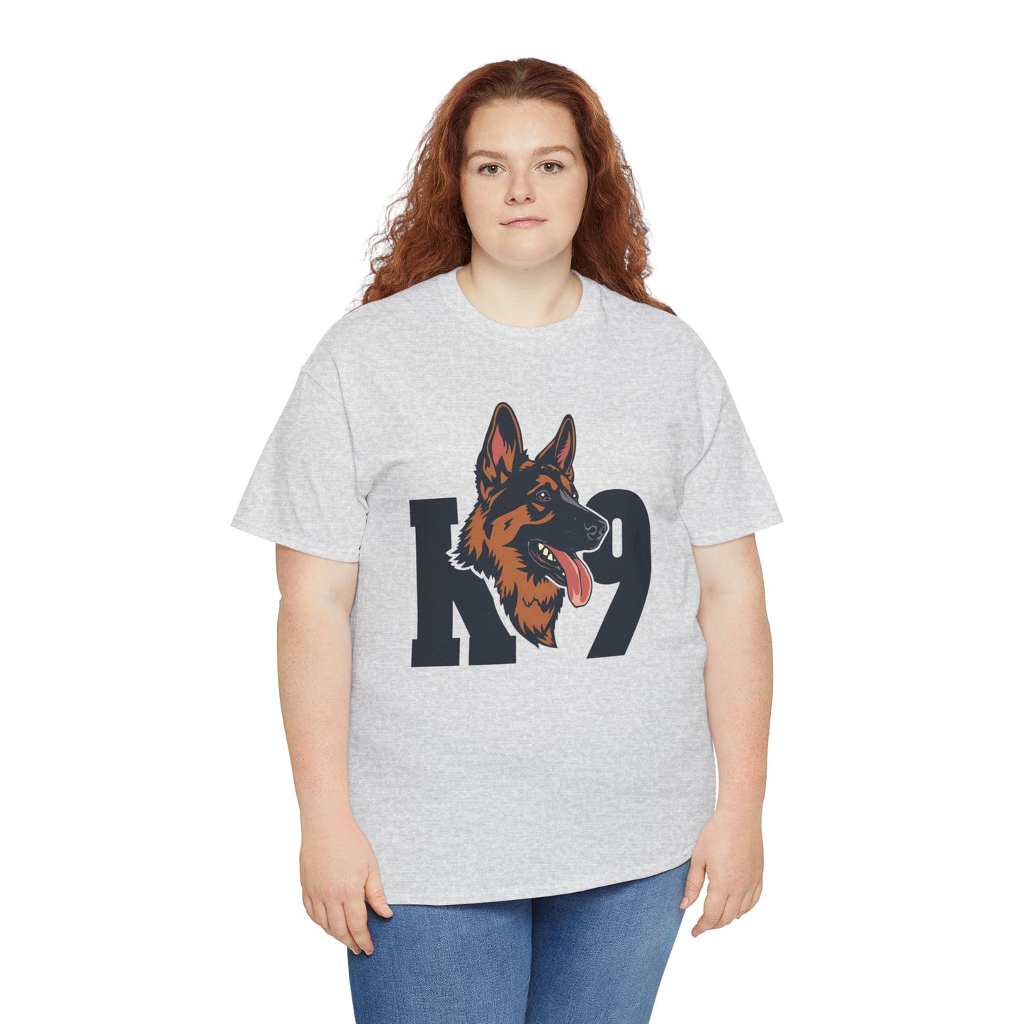 German Shepherd K9 Lover Unisex Heavy Cotton Tee | Dog Owner Gift, Dog Lover Apparel