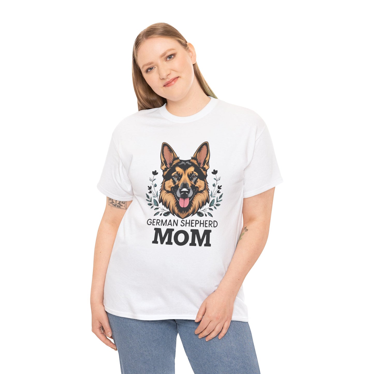 German Shepherd Mom Tee - Perfect Gift for Dog Lovers, Animal Lovers, Pet Parenthood, Birthday, Mother's Day