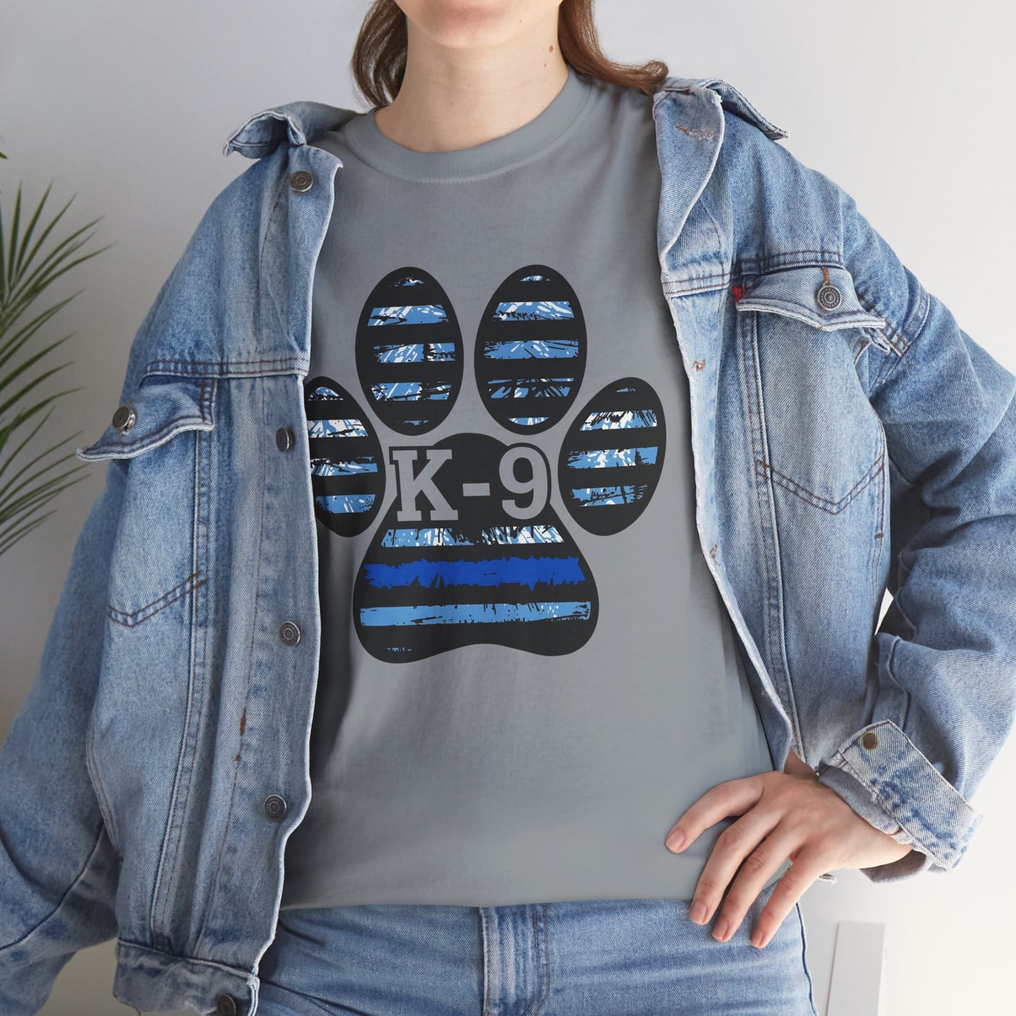 K-9 Paw Print Tee – Unisex Cotton Tee for Dog Lovers, Pet Owners, Animal Rescue Supporters