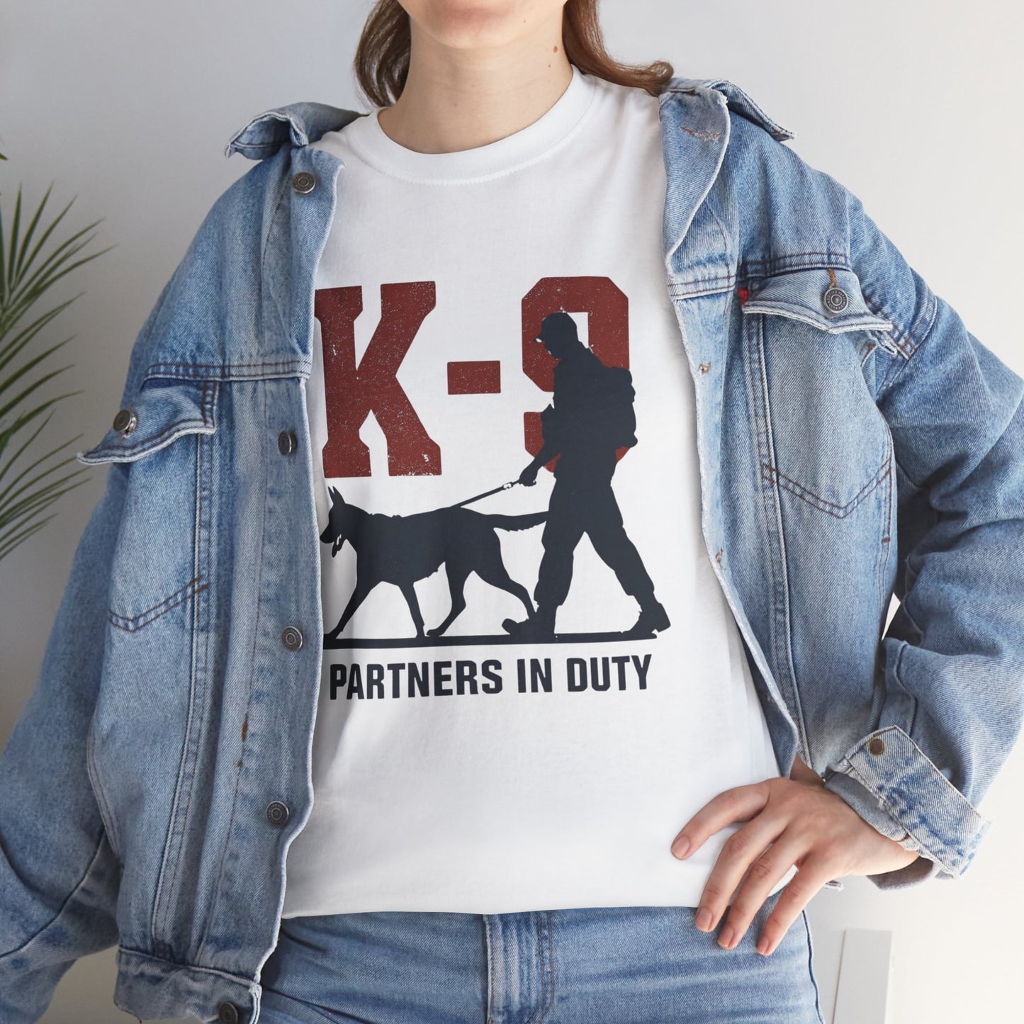 K-9 Partners in Duty Tee, Dog Handler T-Shirt, Dog Lover Tee, Police Dog Apparel, Dog Owner T-Shirt