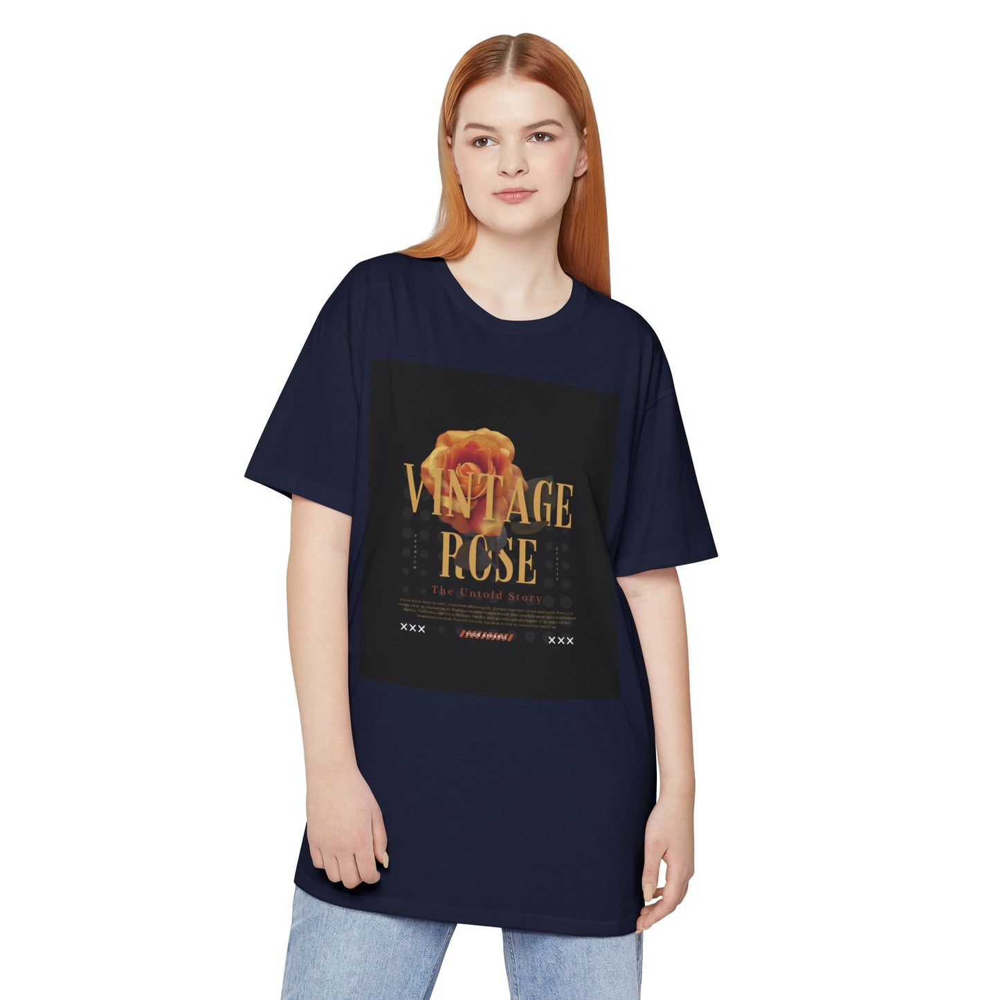Vintage Rose Urban Tee, Trendy Graphic Tee, Casual Streetwear Shirt, Unisex Fashion Top, Perfect Gift for Art Lovers
