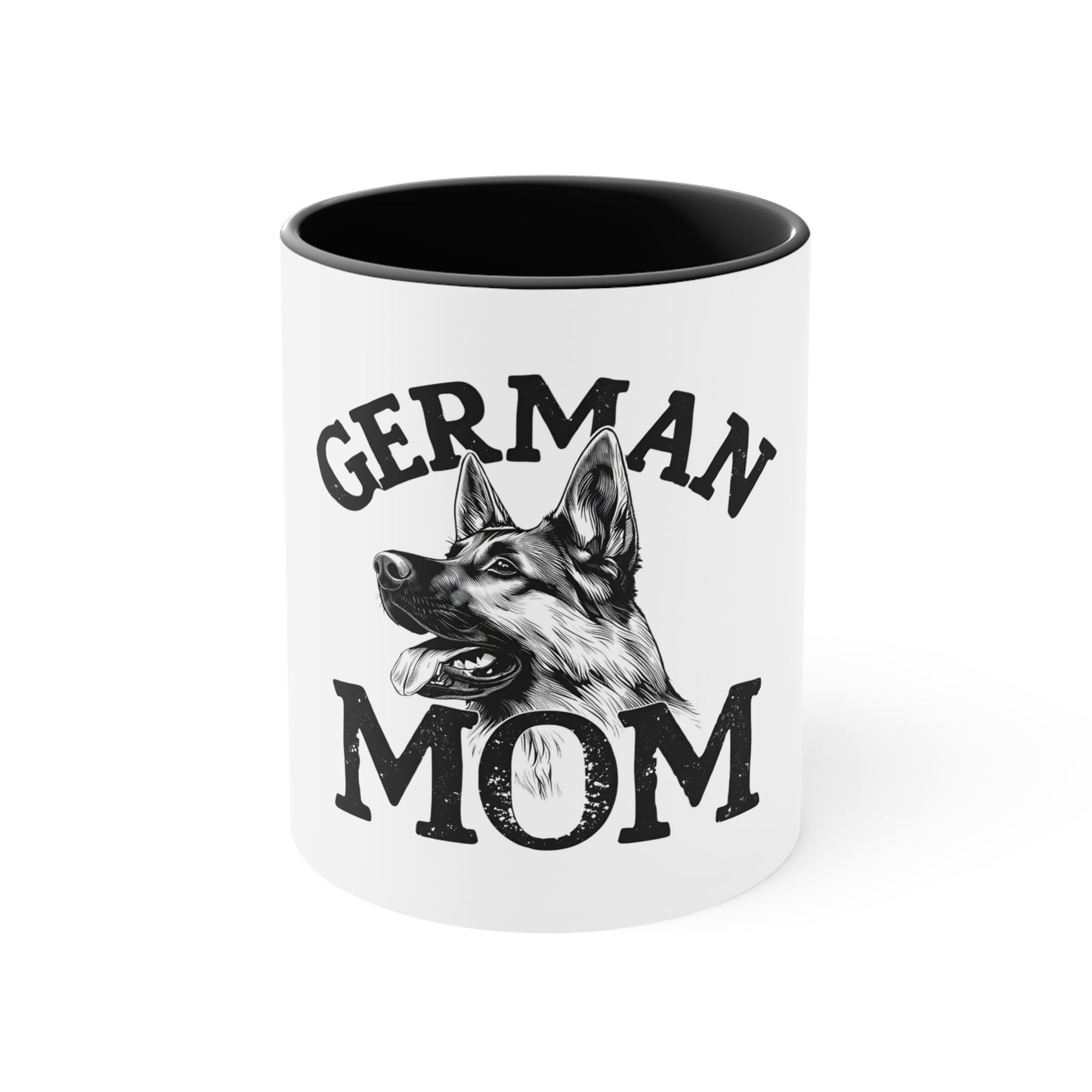 German Shepherd Mom Accent Mug - Perfect Gift for Dog Lovers, Pet Owner Mug, Animal Lover Coffee Cup, Unique Birthday Present, Dog Mom