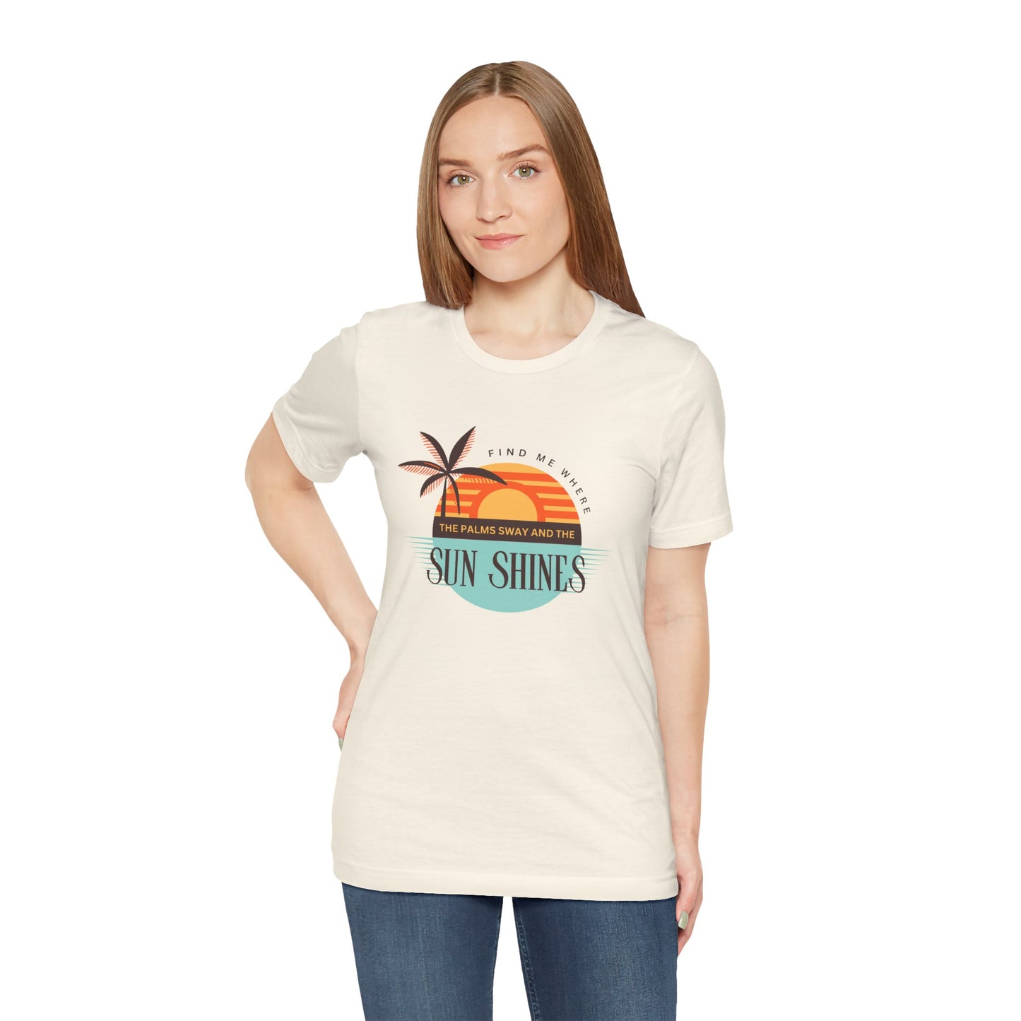 Tropical Vibes Tee - Relaxing Beach Sunset Design for Travelers and Summer Lovers, Perfect Gift for Vacations, Beach Days, and Casual Style