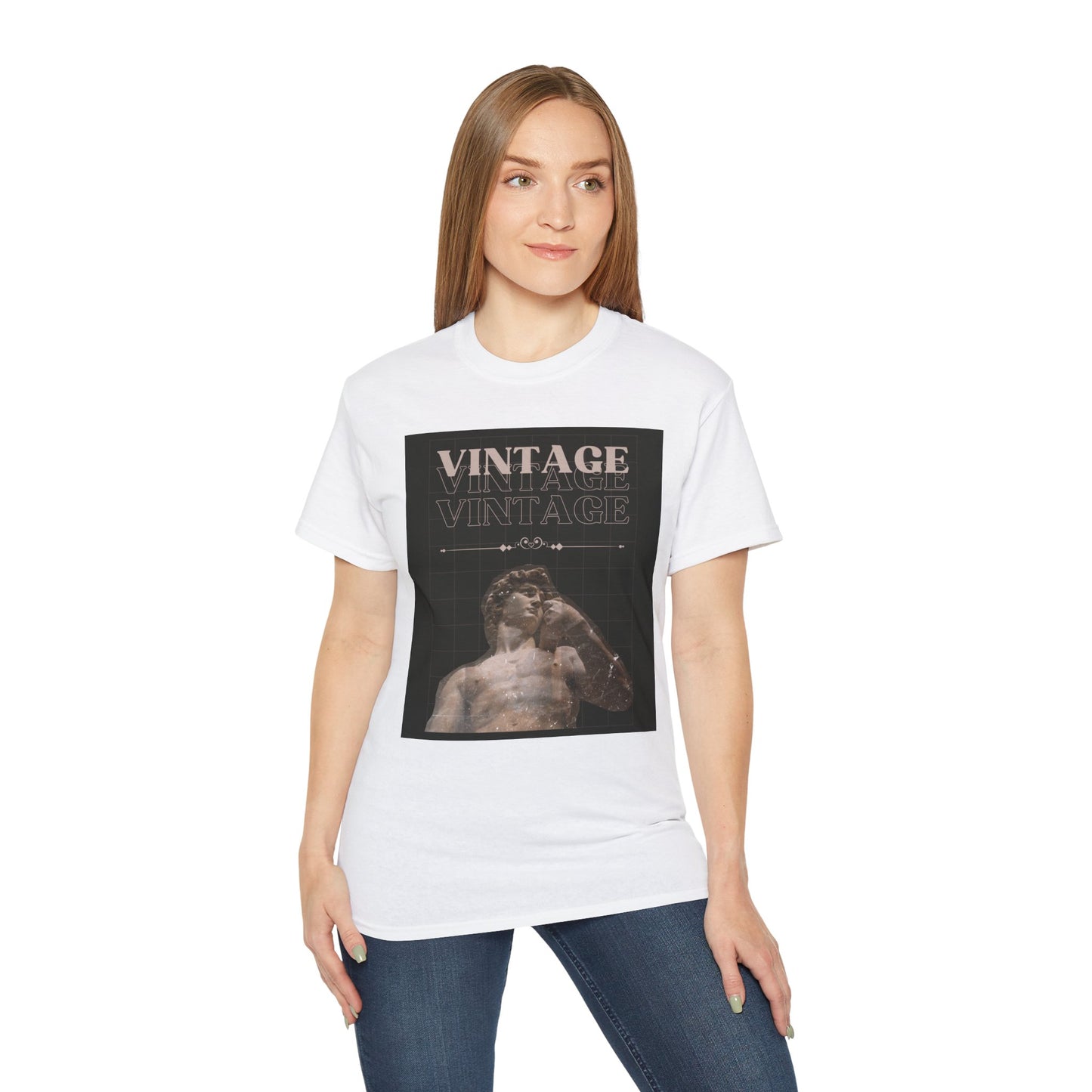 Vintage Ancient Roman Sculpture Art Unisex Tee, Retro Graphic T-Shirt, Casual Wear, Gift for Art Lovers, Unique Vintage Style Tee