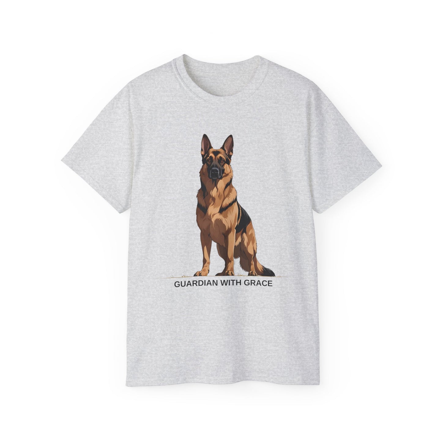 German Shepherd Guardian Tee - Unisex Ultra Cotton Shirt, Dog Lover Gift, Animal Spirit Apparel, Pet Memorial, Birthday Tee, Casual Wear