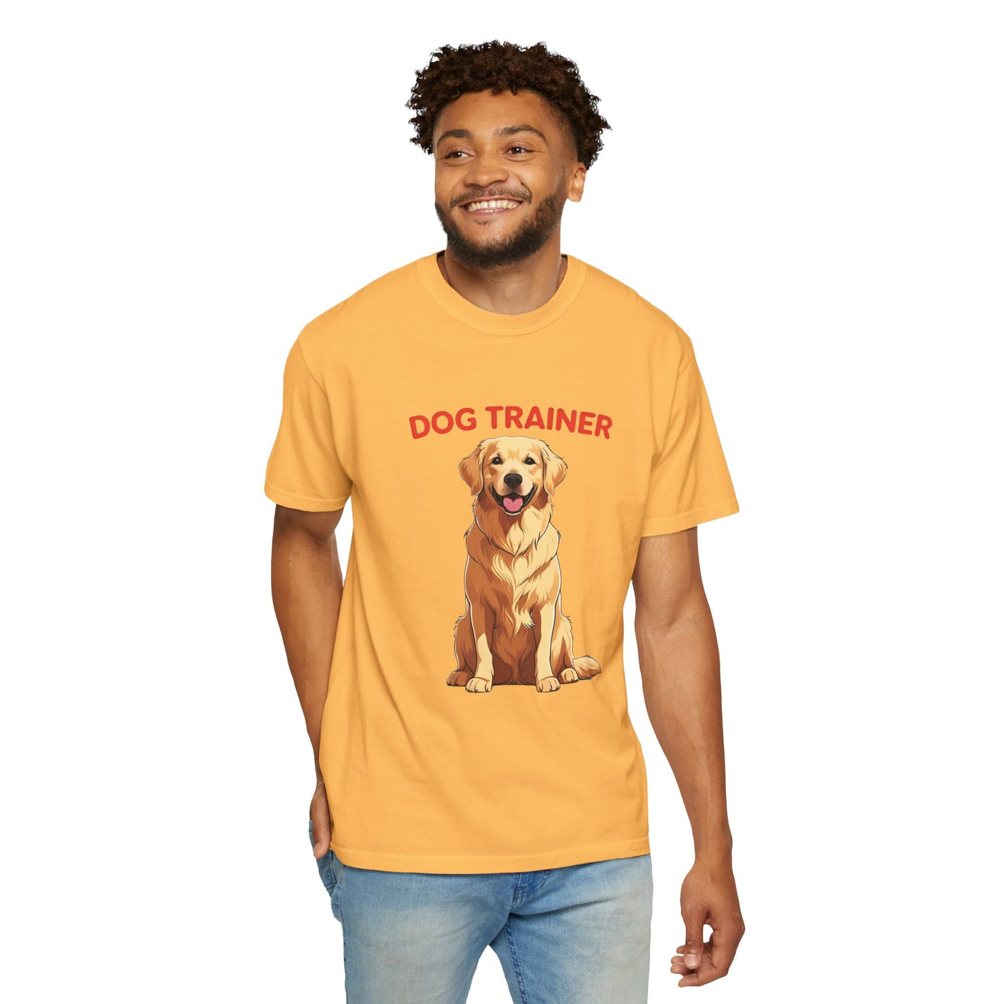 Dog Trainer Unisex Garment-Dyed T-Shirt | Perfect Gift for Dog Lovers, Pet Owners, Trainers, Birthdays, and Everyday Use