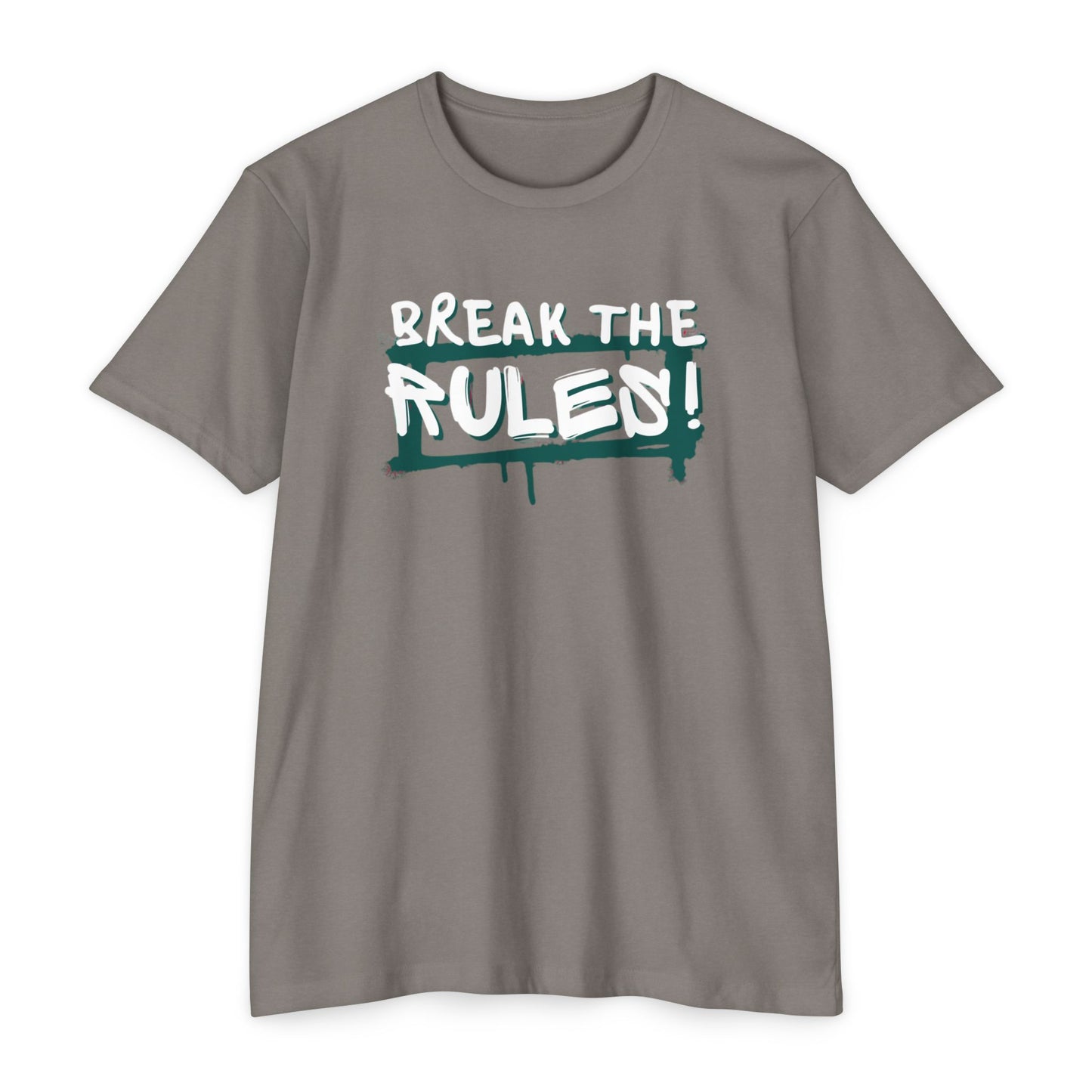 Break the Rules Graphic Tee, Unisex T-Shirt for Trendsetters, Casual Everyday Wear, Gift for Teens, Fun Statement Shirt