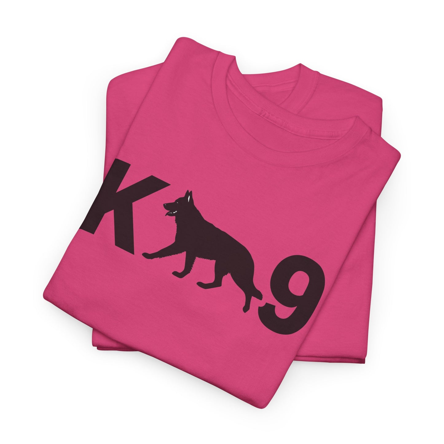 Black German Shepherd K9 Unisex Heavy Cotton Tee - Perfect for Dog Lovers, Pet Owners