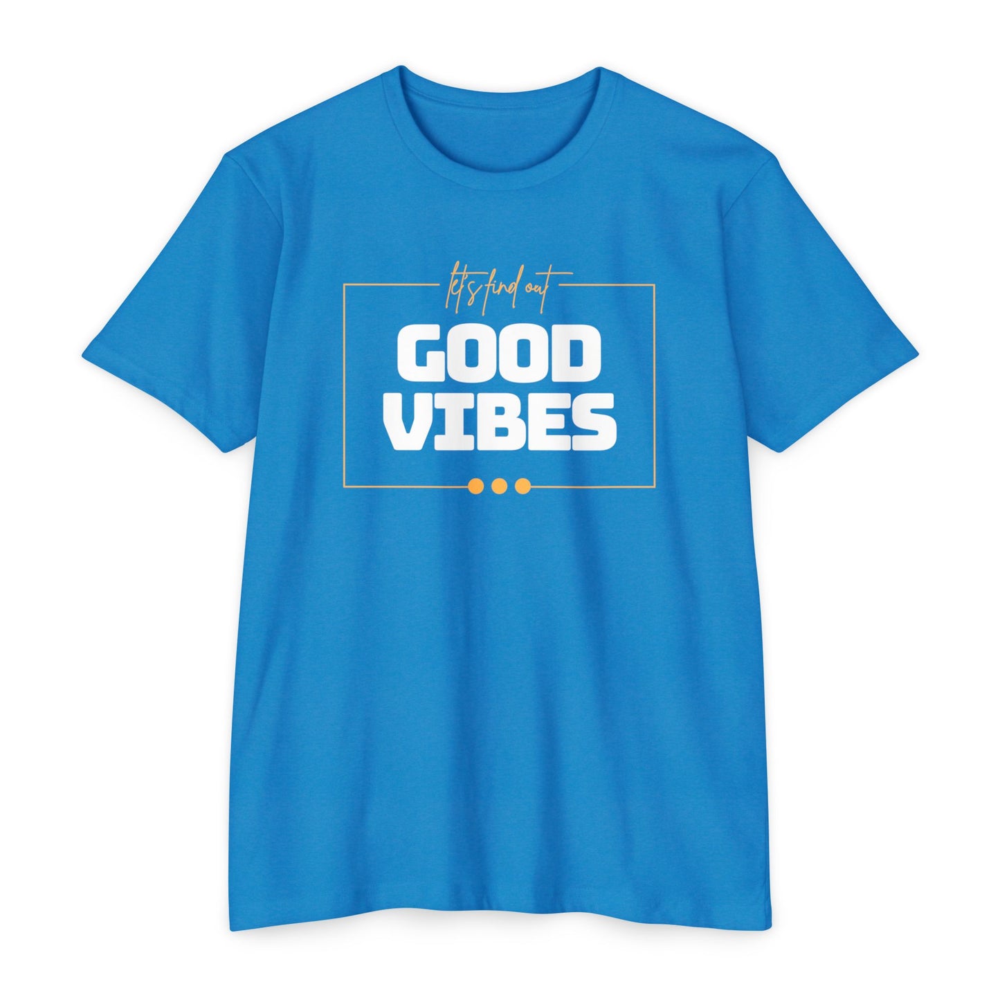 Good Vibes Unisex CVC Jersey T-shirt, Casual Tee, Positive Messaging Shirt, Everyday Wear, Gift for Friends