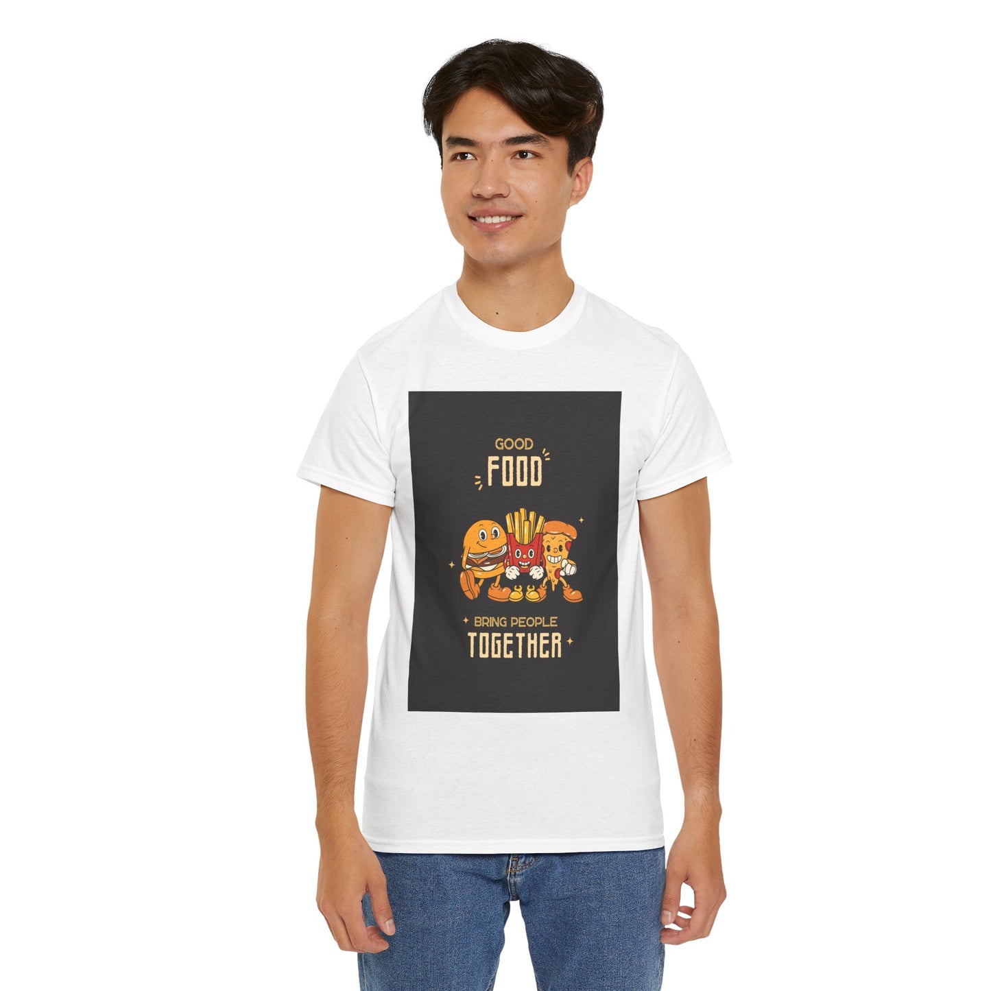 Good Food Unisex Tee | Fun Foodie Shirt, Gift for Food Lovers, Casual Wear, Kitchen Humor, BBQ Party