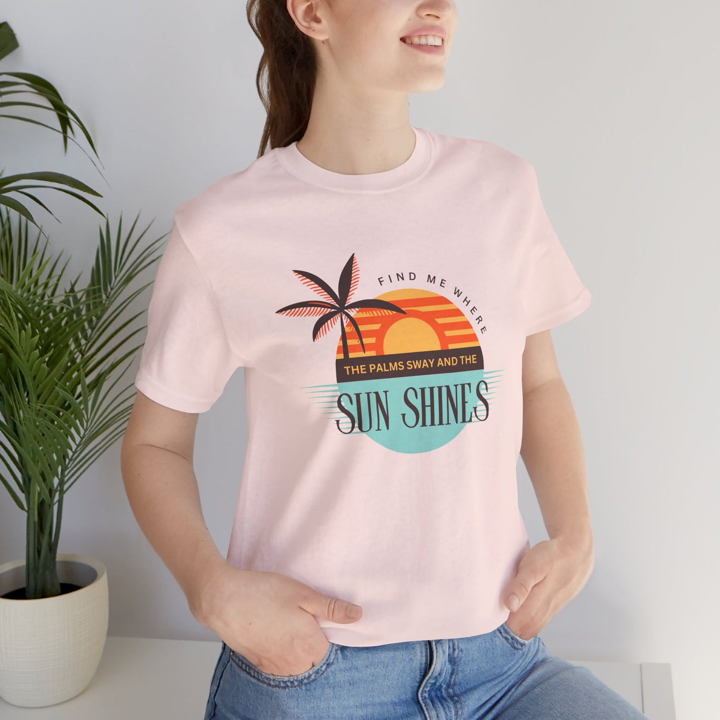 Tropical Vibes Tee - Relaxing Beach Sunset Design for Travelers and Summer Lovers, Perfect Gift for Vacations, Beach Days, and Casual Style