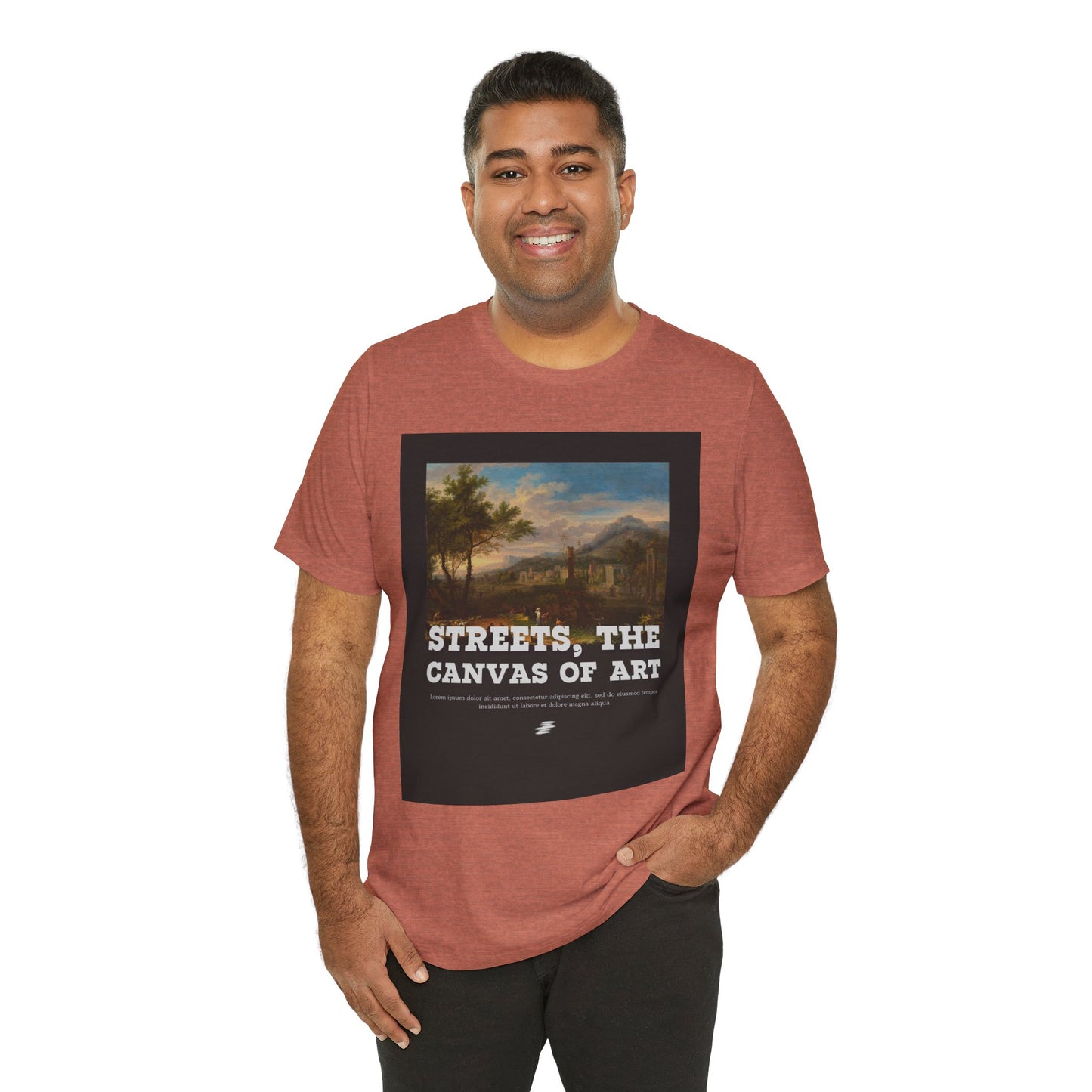 Artistic Graphic Tee - Streets, the Canvas of Art | Unisex Short Sleeve Shirt, Gift for Artists, Art Lovers, Casual Wear, Unique Gifts