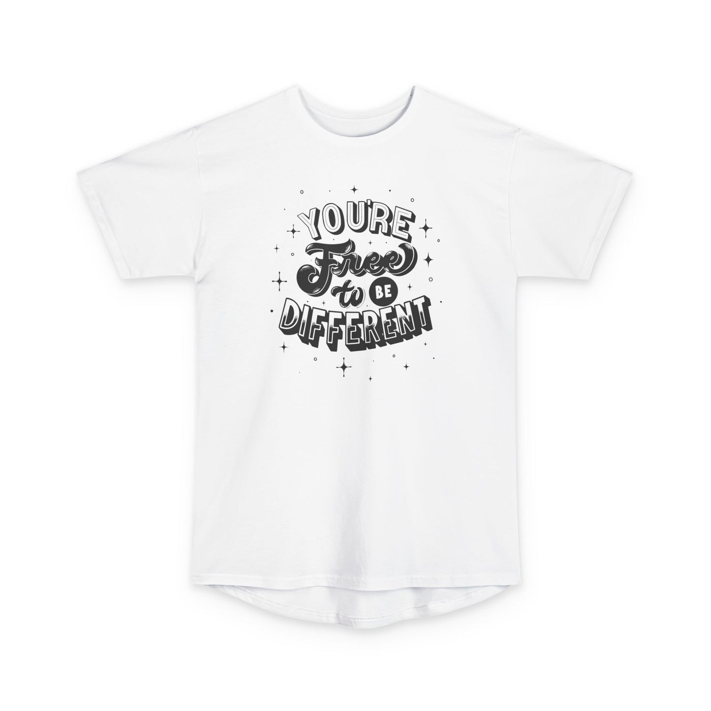 Urban Inspiration Tee - You're Free to Be Different, Casual Streetwear, Unique Gift, Everyday Comfort, Festival Style
