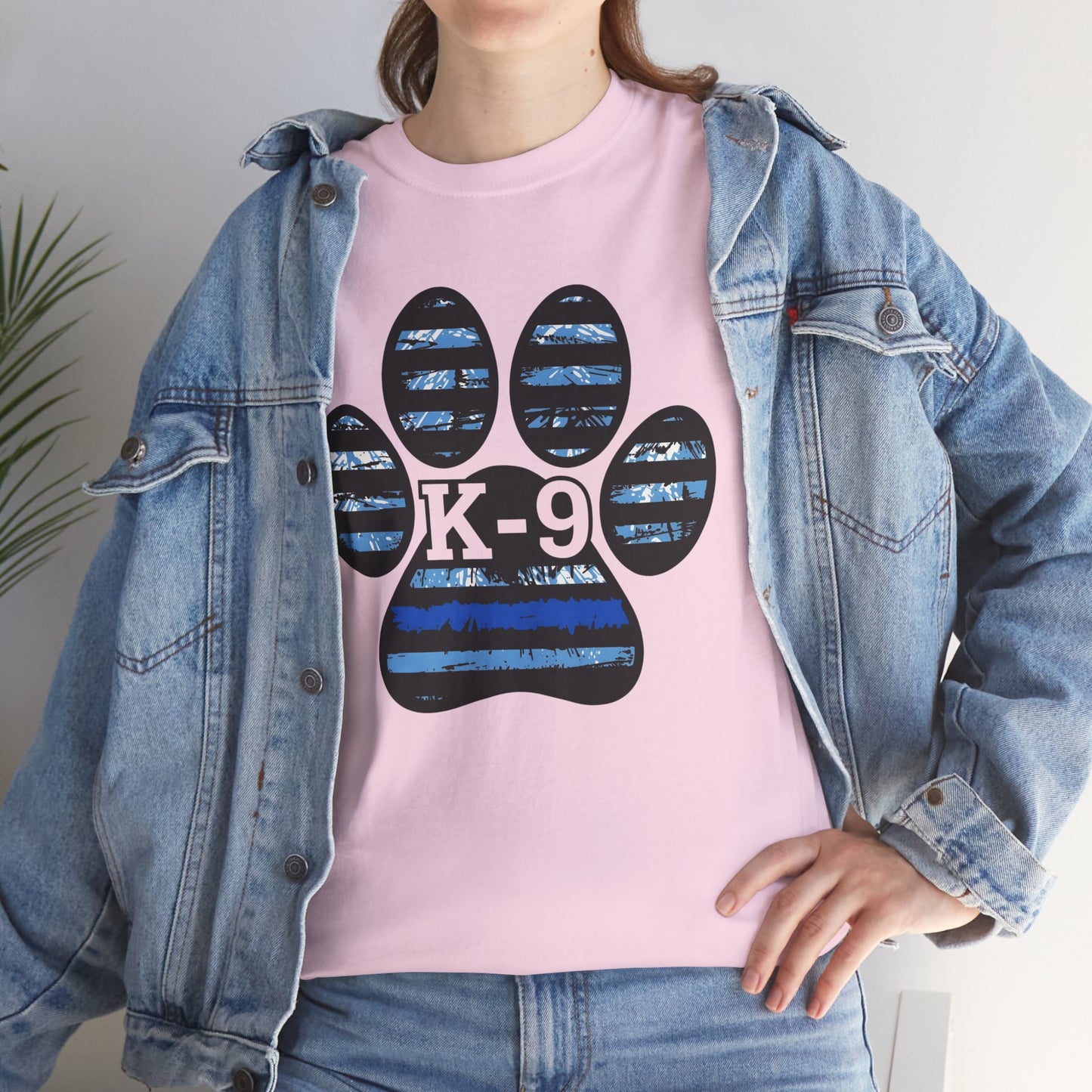 K-9 Paw Print Tee – Unisex Cotton Tee for Dog Lovers, Pet Owners, Animal Rescue Supporters