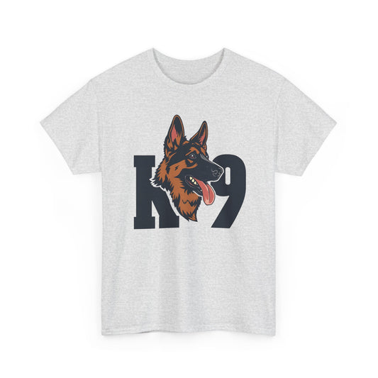 German Shepherd K9 Lover Unisex Heavy Cotton Tee | Dog Owner Gift, Dog Lover Apparel